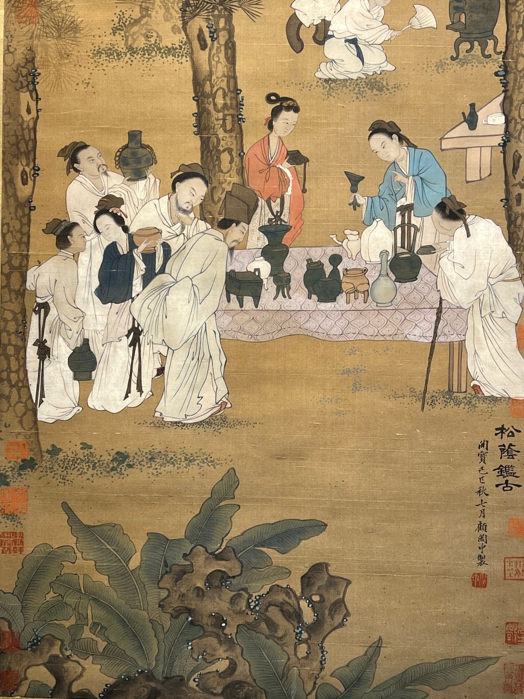 Chinese scroll painting Gu Hongzhong