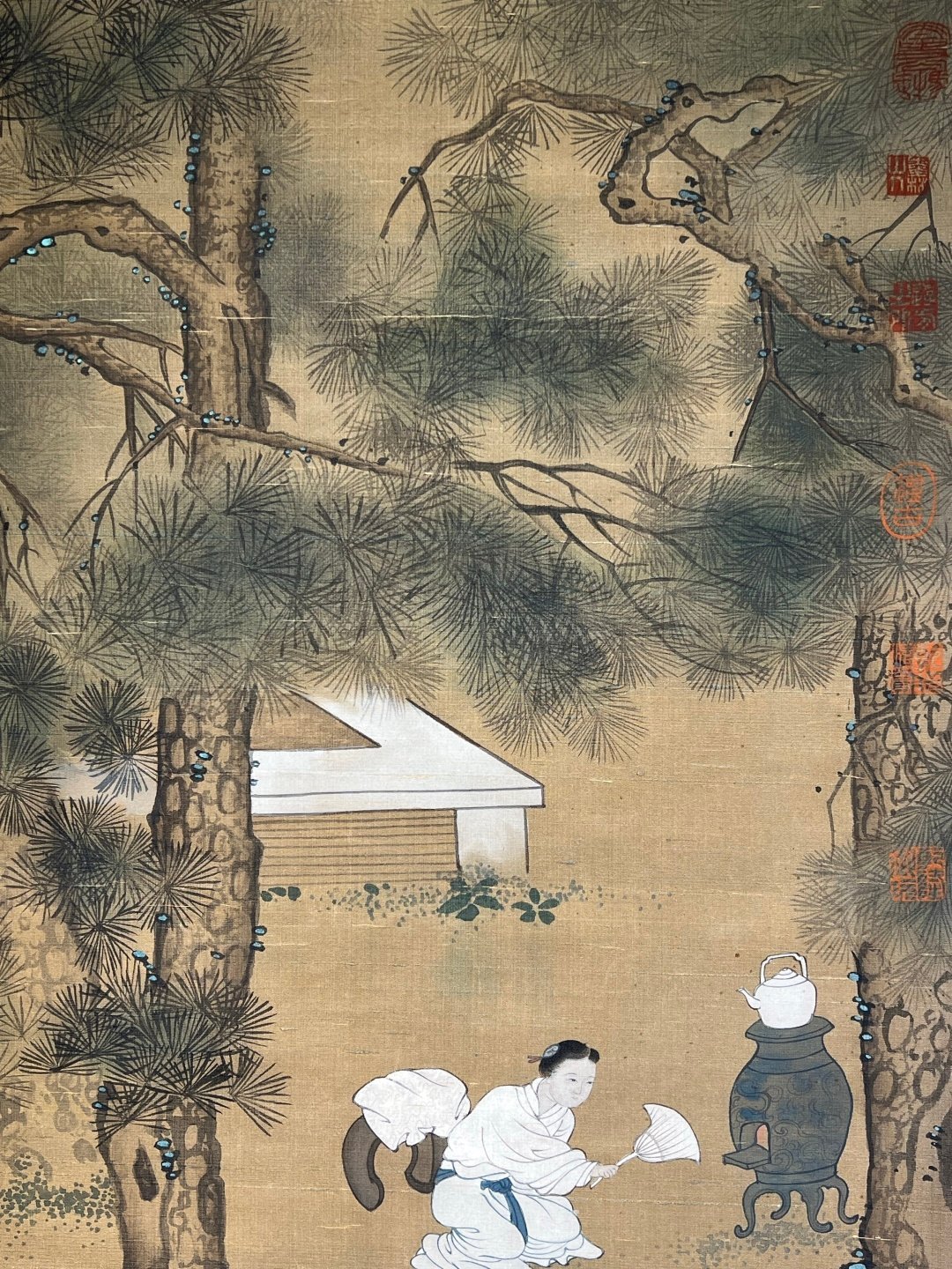 Chinese scroll painting Gu Hongzhong