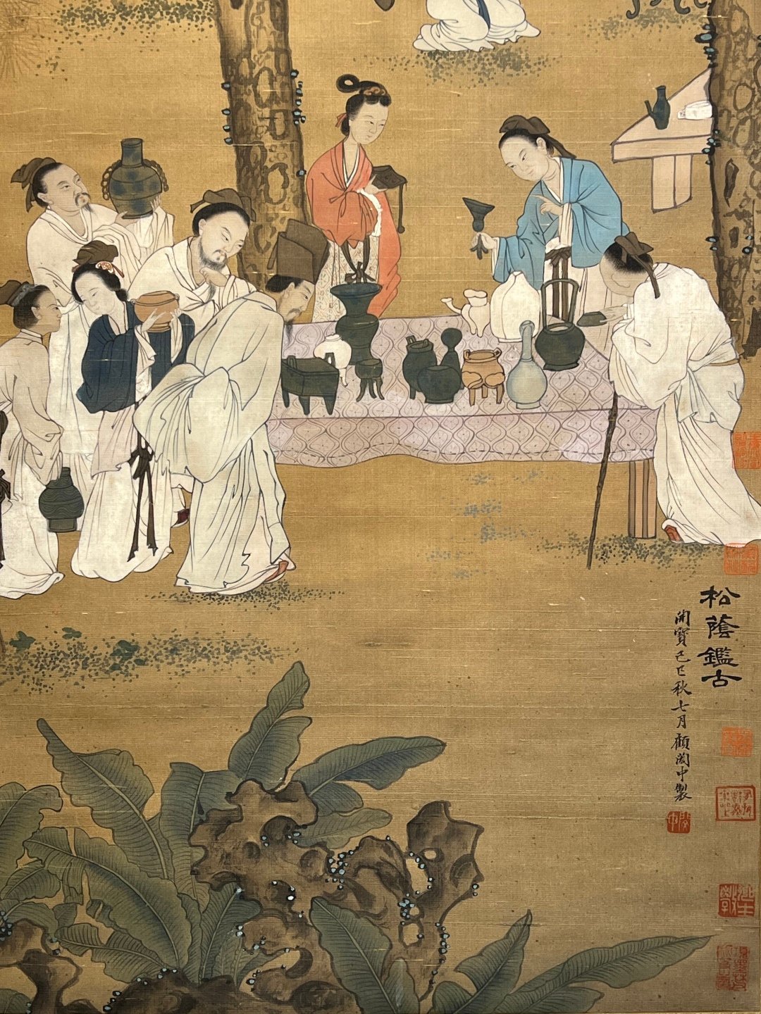 Chinese scroll painting Gu Hongzhong