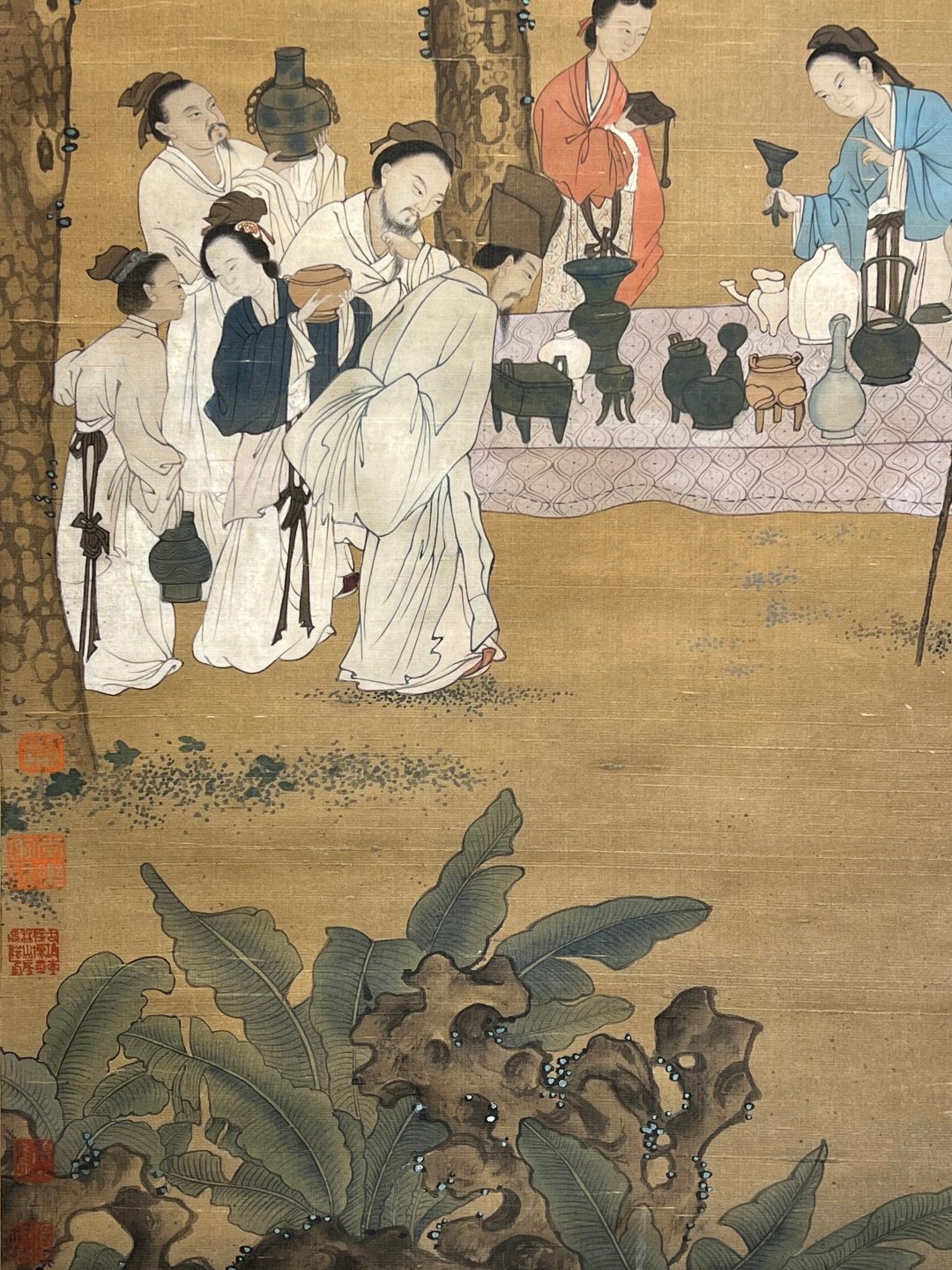 Chinese scroll painting Gu Hongzhong