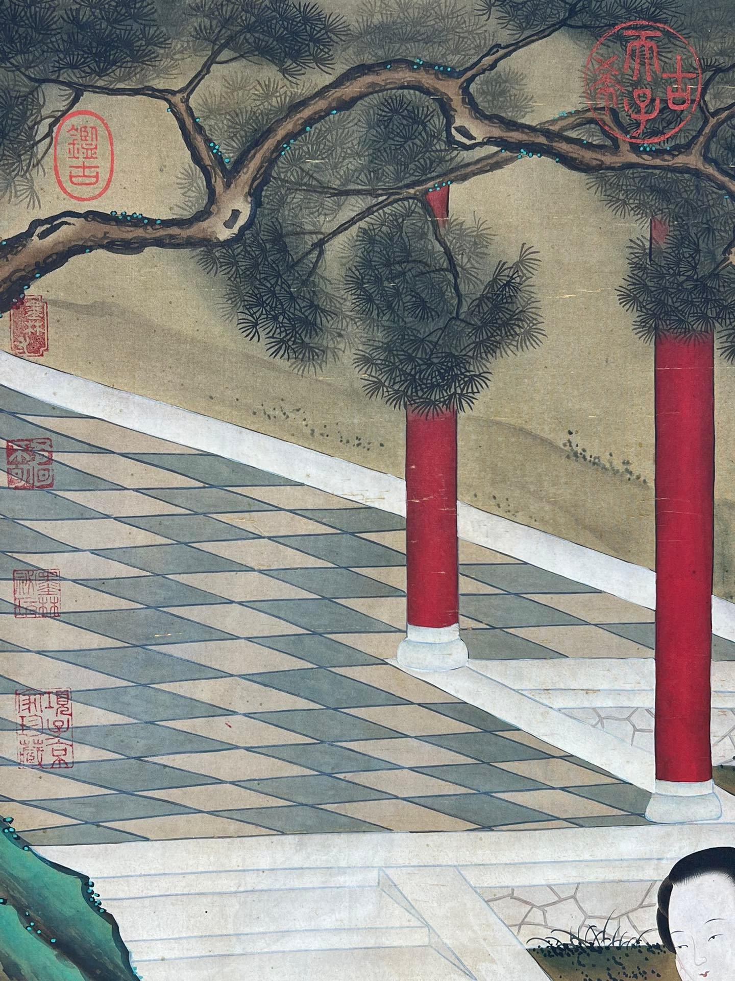 Chinese scroll painting Su Hanchen