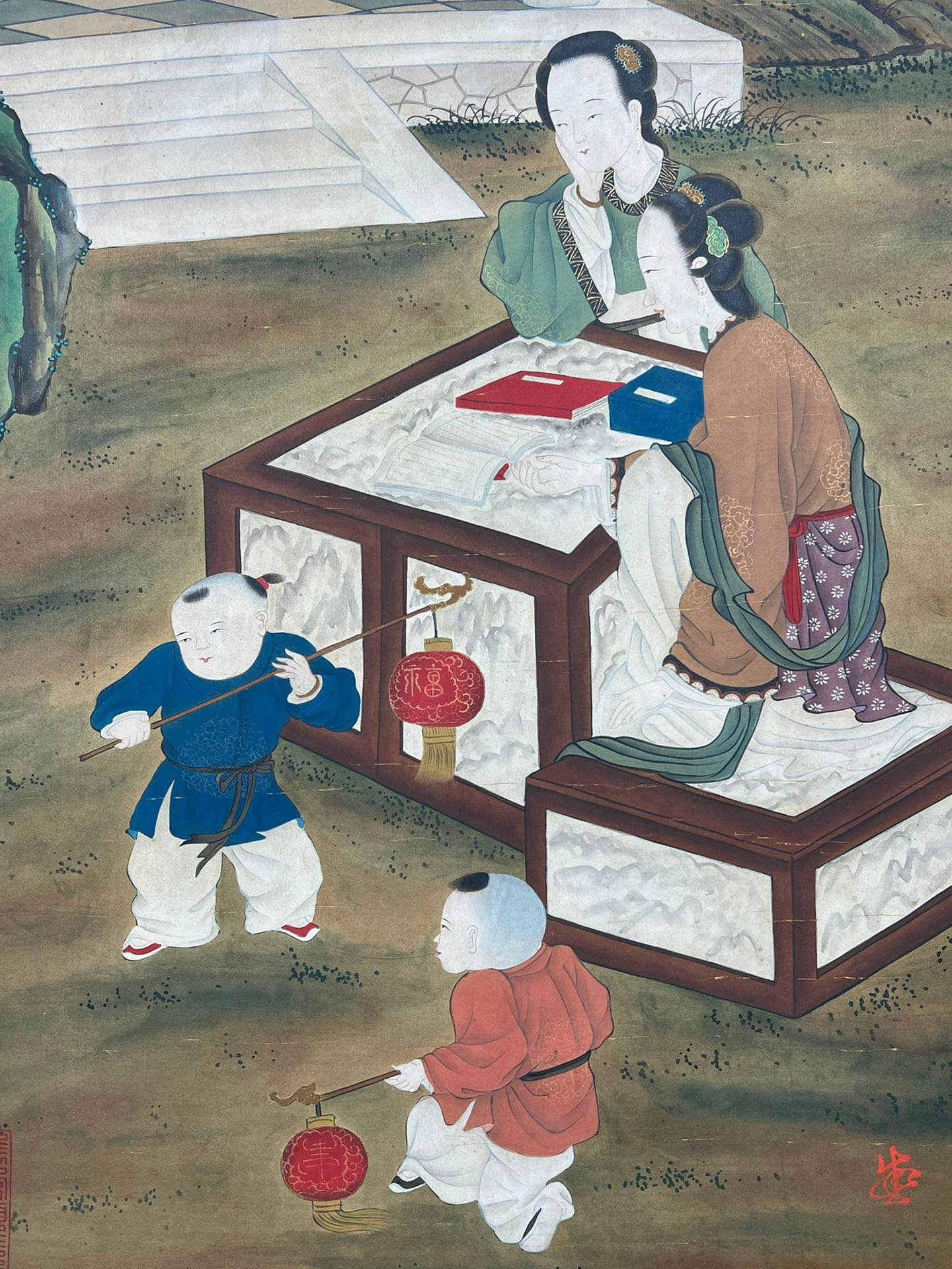 Chinese scroll painting Su Hanchen