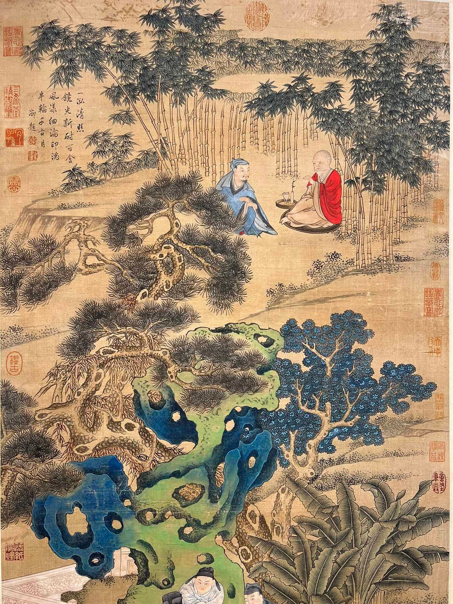 Chinese scroll painting Qiu Ying