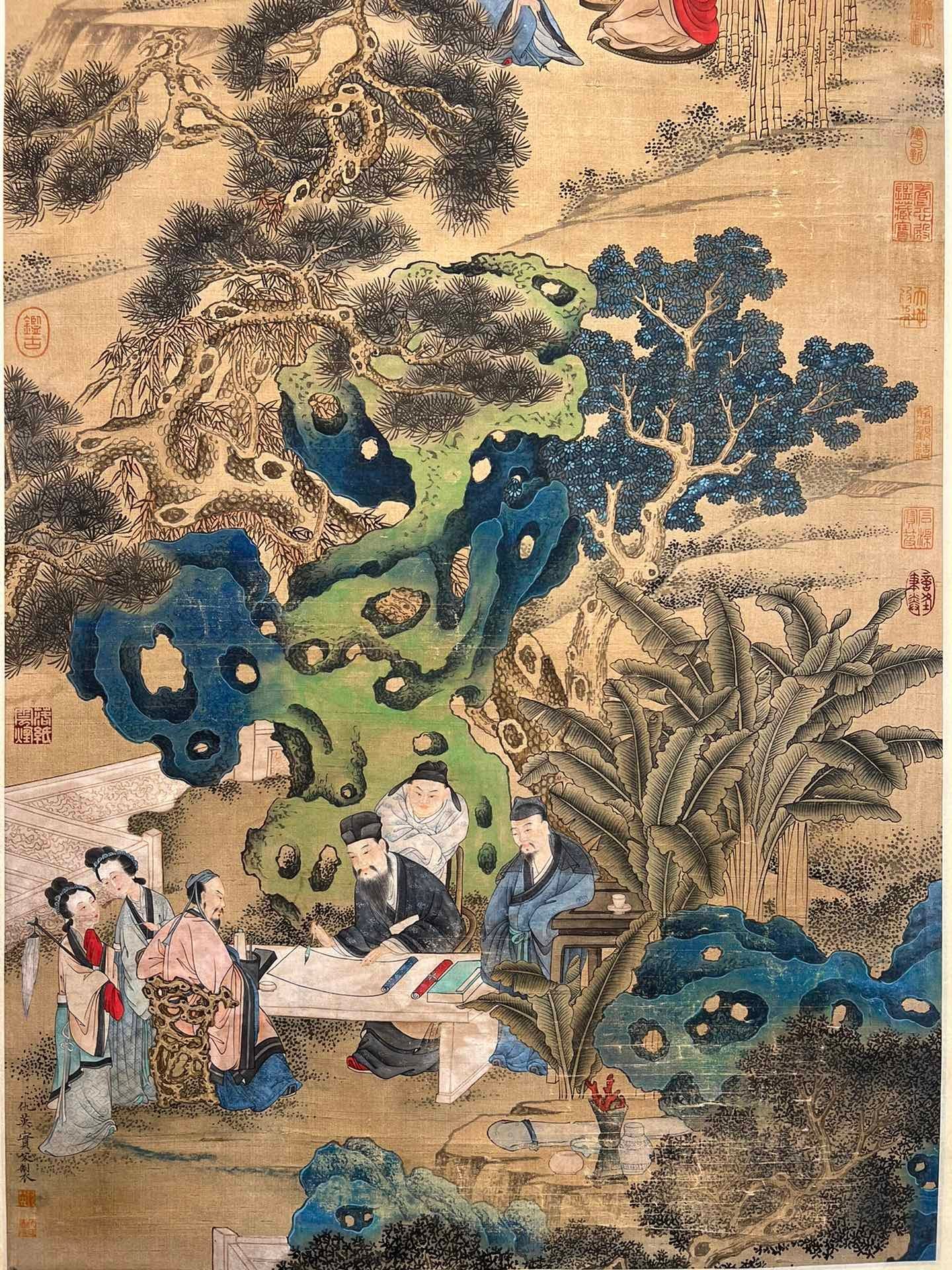 Chinese scroll painting Qiu Ying