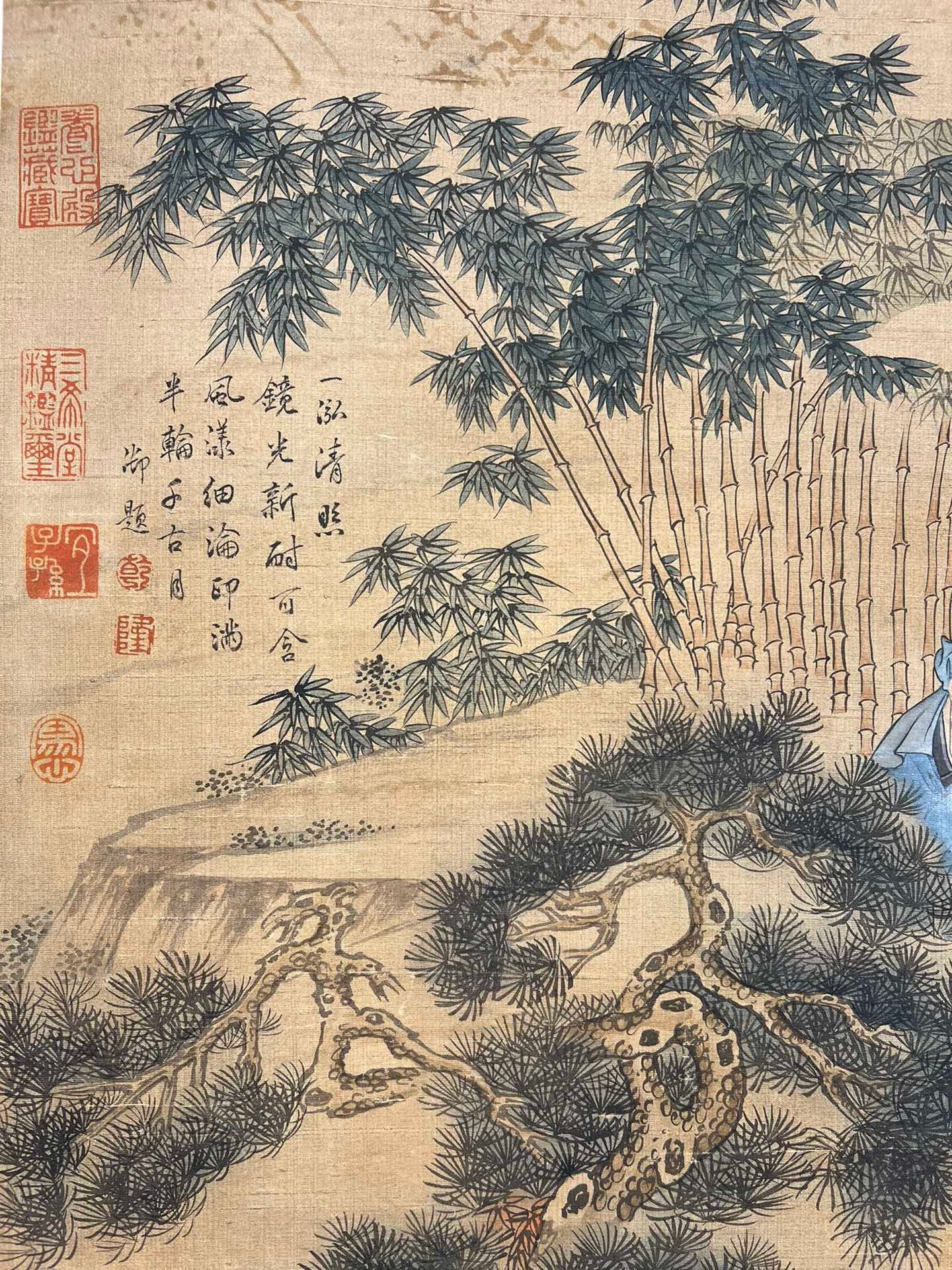 Chinese scroll painting Qiu Ying