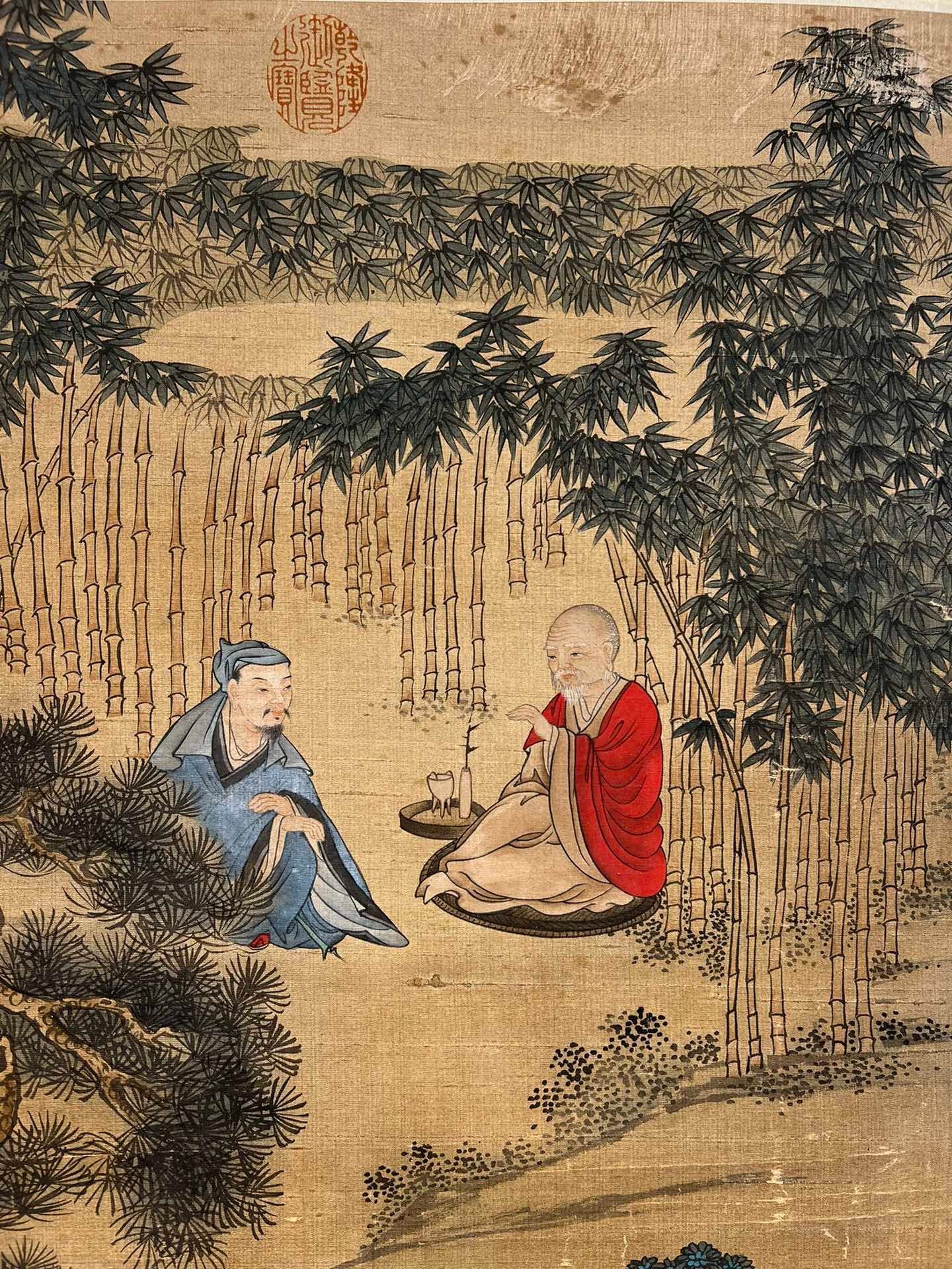 Chinese scroll painting Qiu Ying