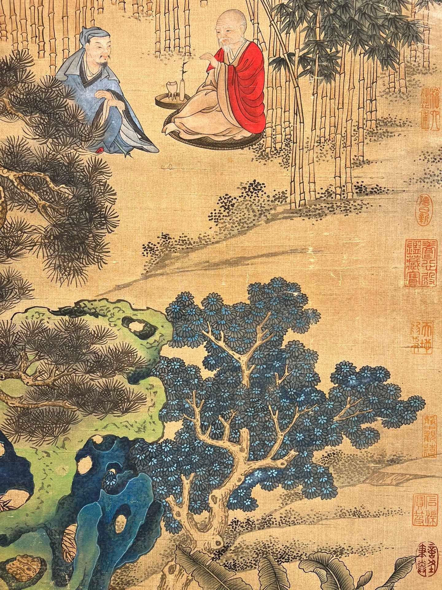 Chinese scroll painting Qiu Ying