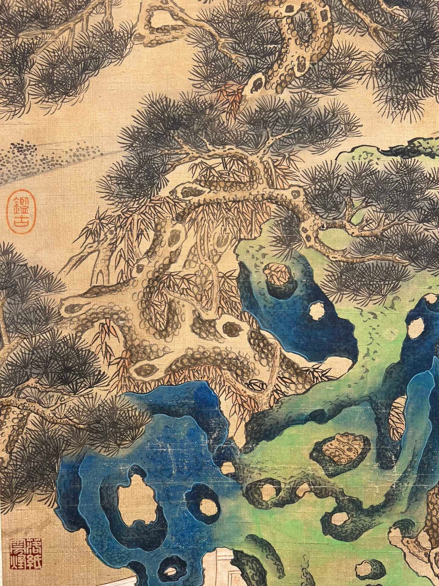 Chinese scroll painting Qiu Ying