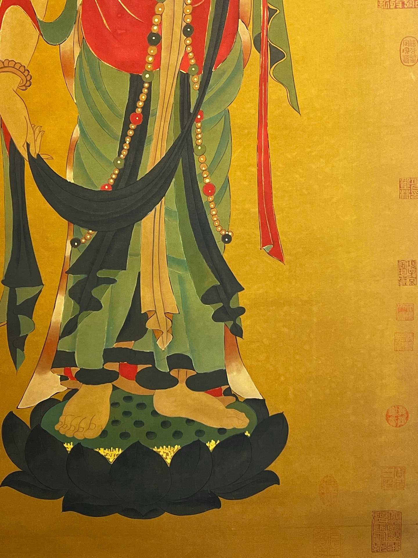 Chinese scroll painting Yan Emperors