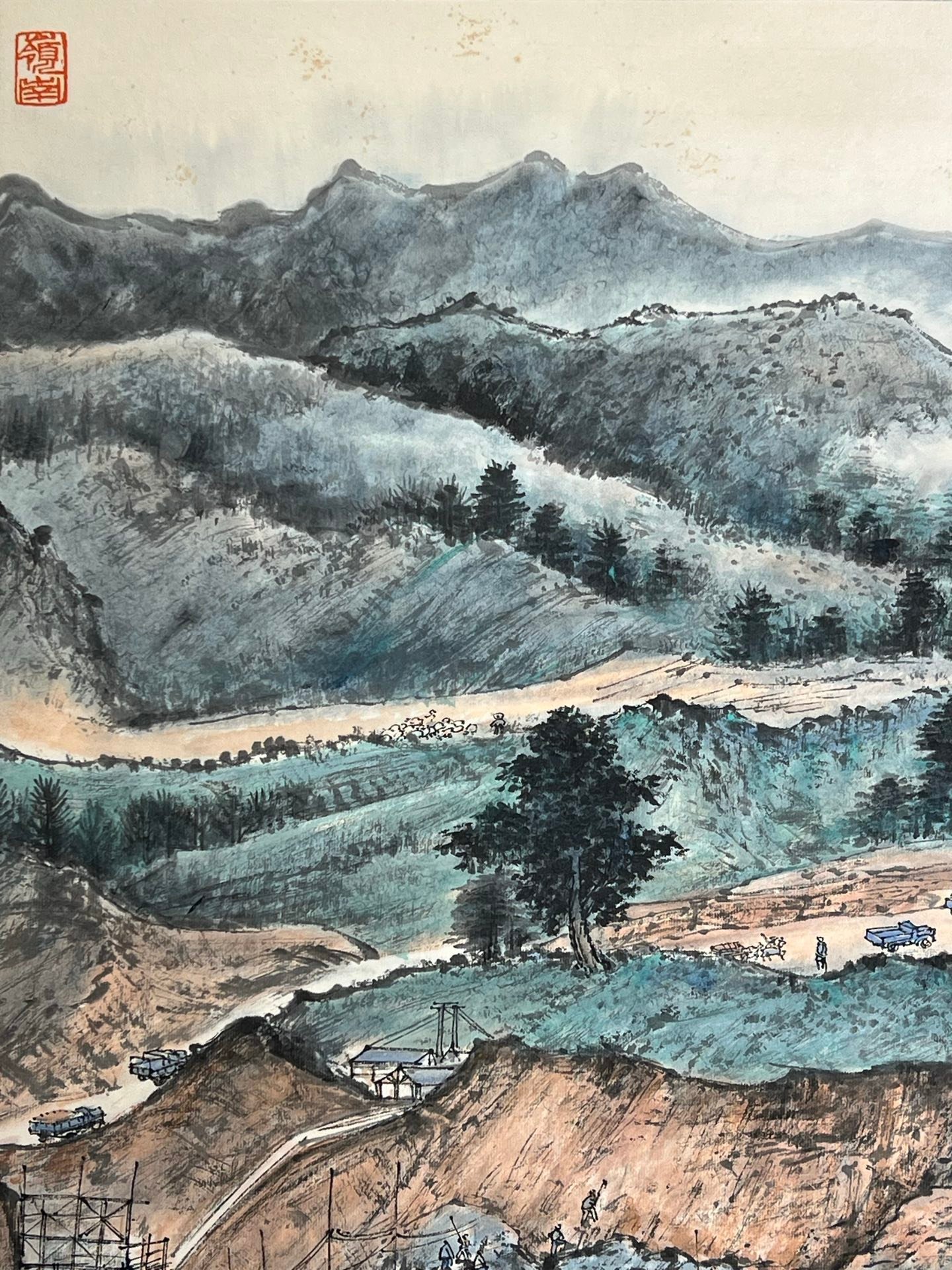 Chinese scroll painting Li Xiongcai