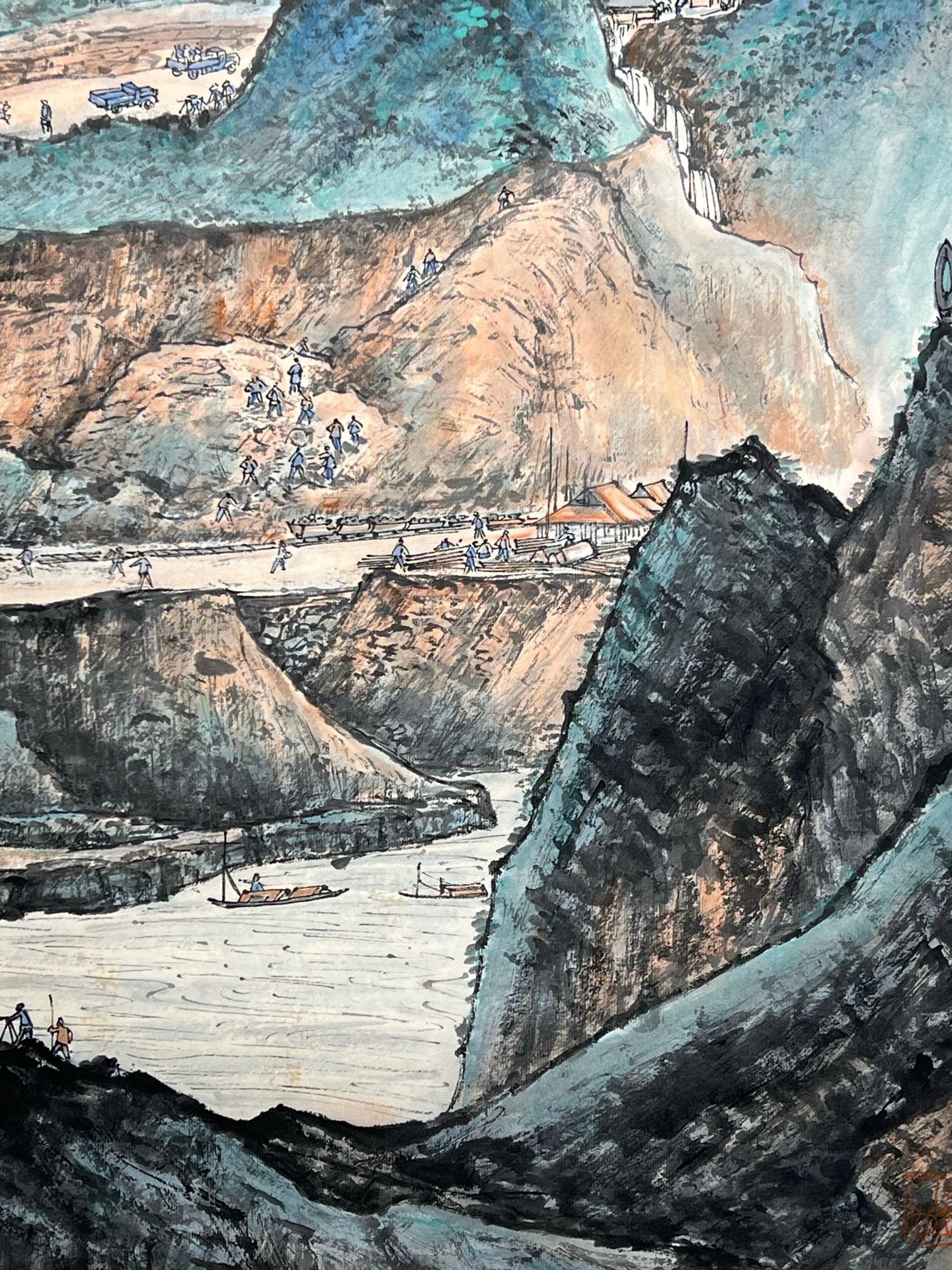 Chinese scroll painting Li Xiongcai