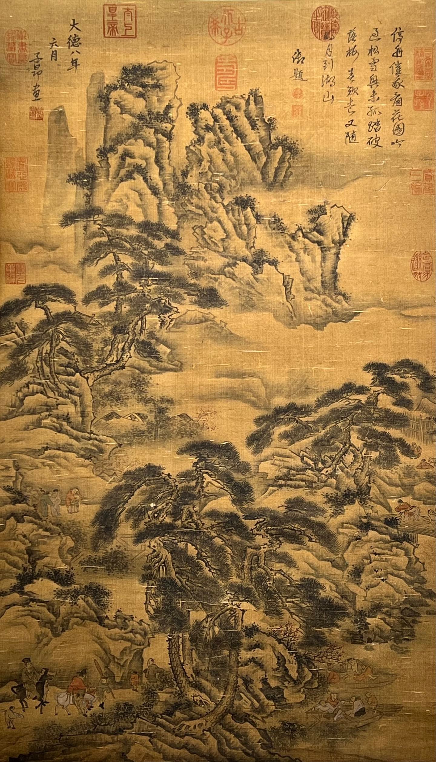 Chinese scroll painting Zhao Mengfu
