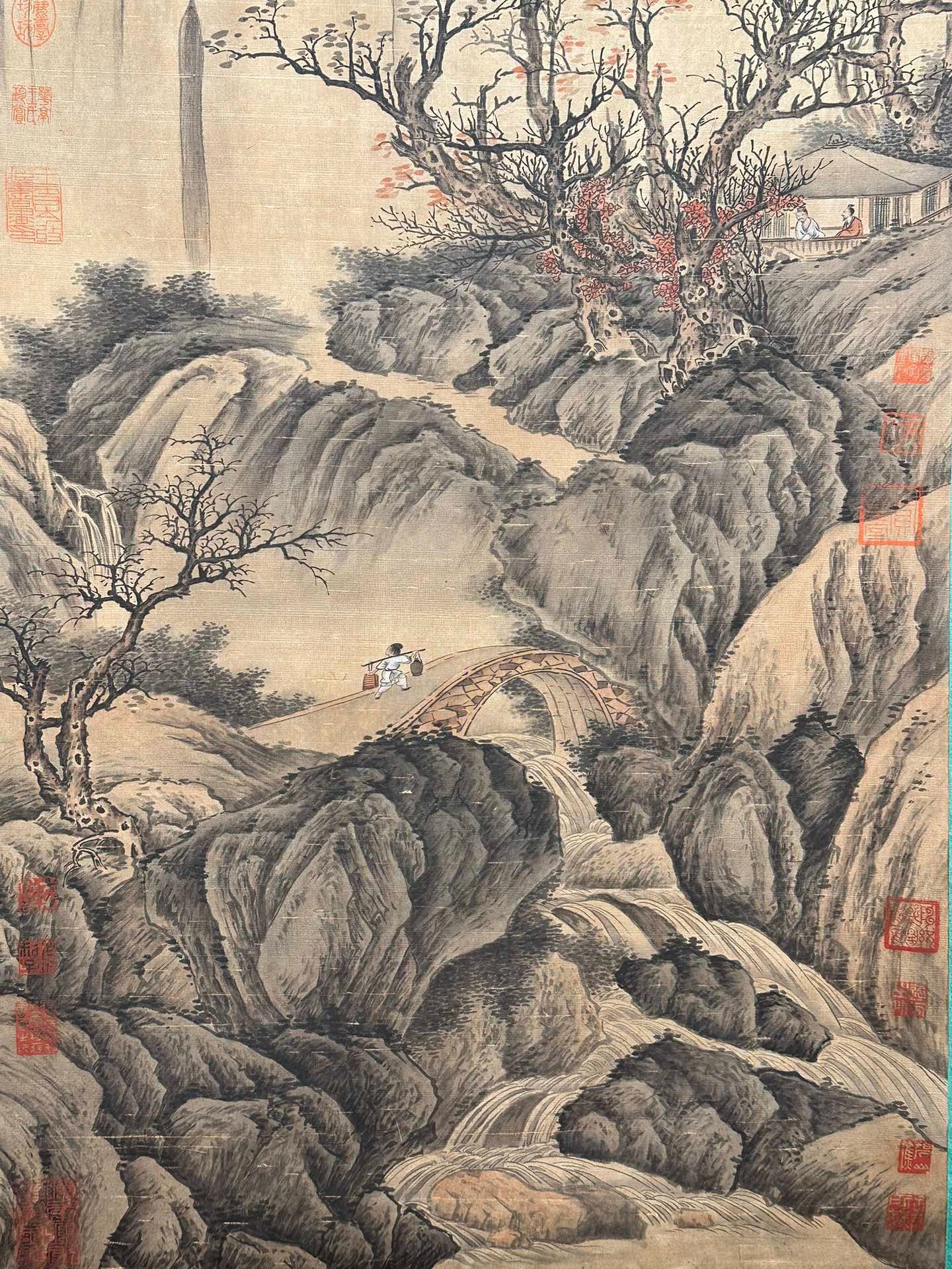 Chinese scroll painting Giant Ran