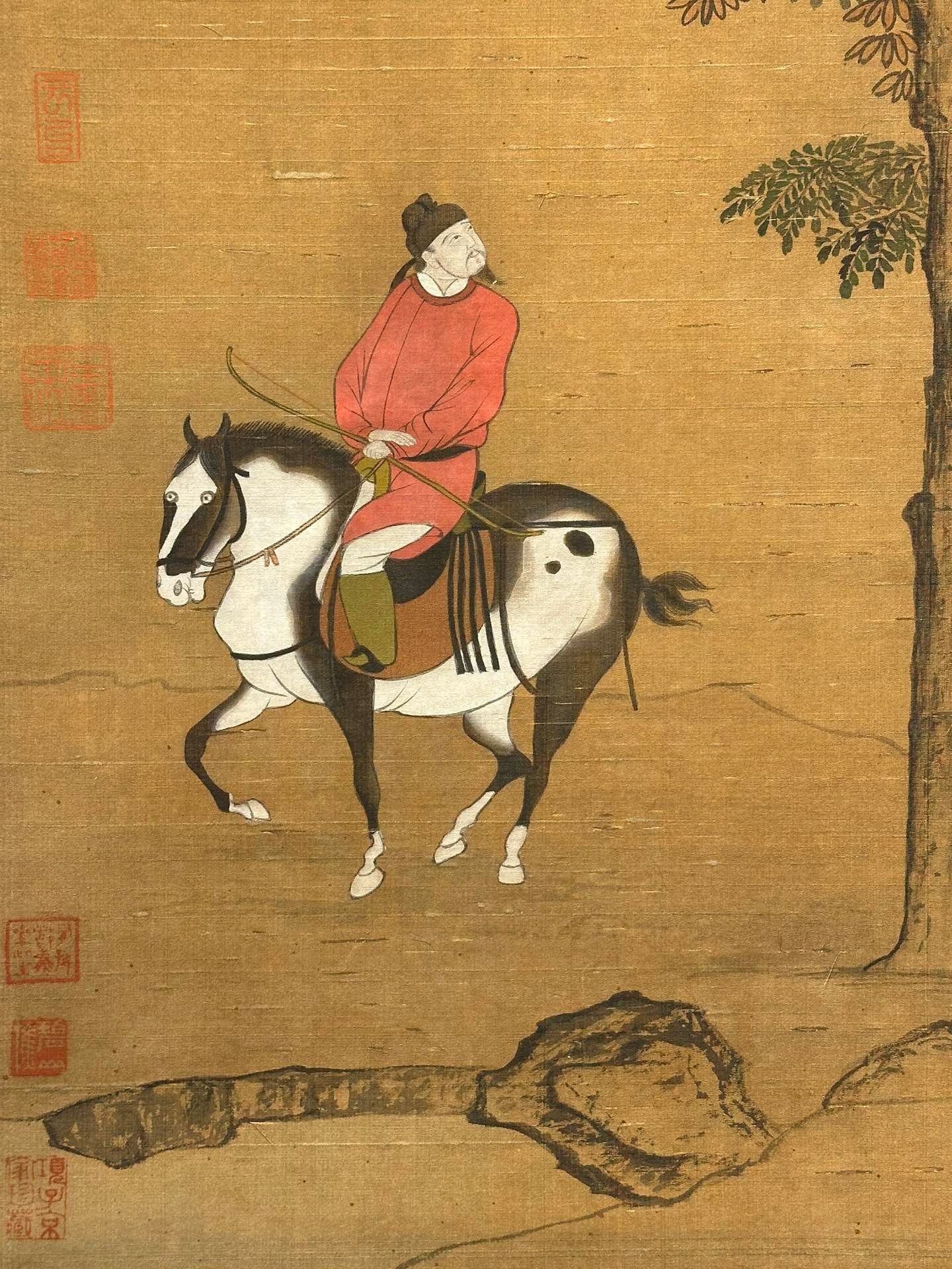 Chinese scroll painting Han Huang