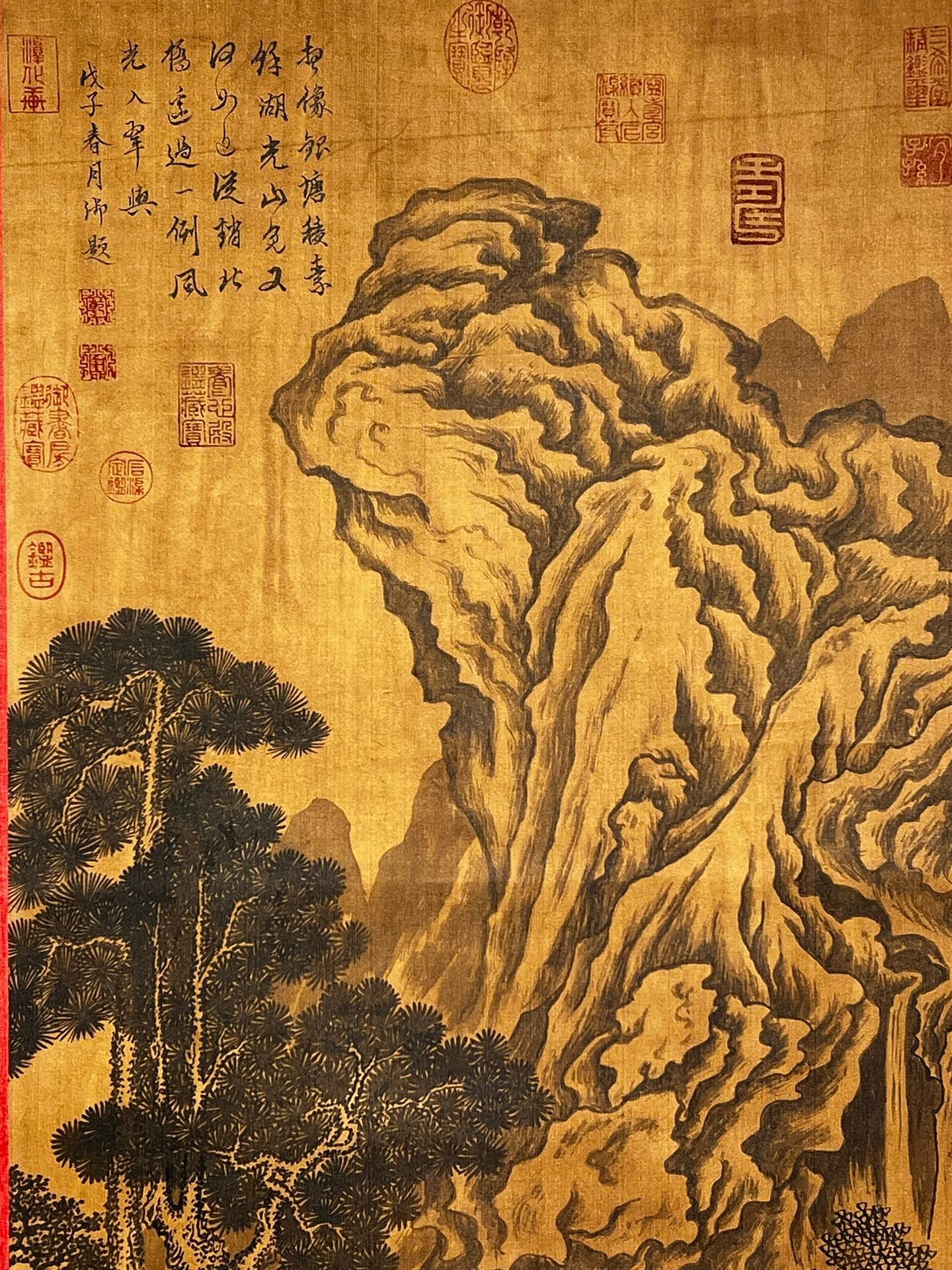 Chinese scroll painting Qiu Ying