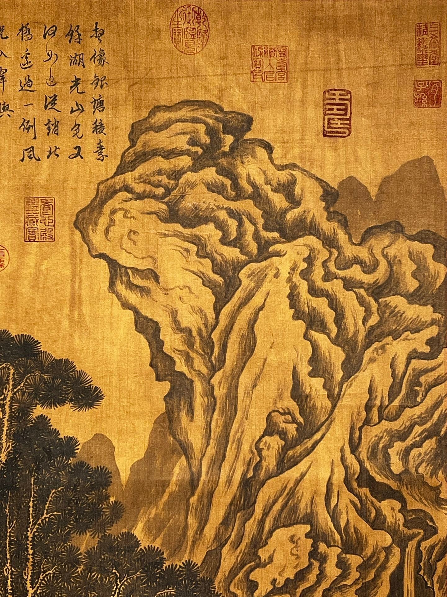 Chinese scroll painting Qiu Ying
