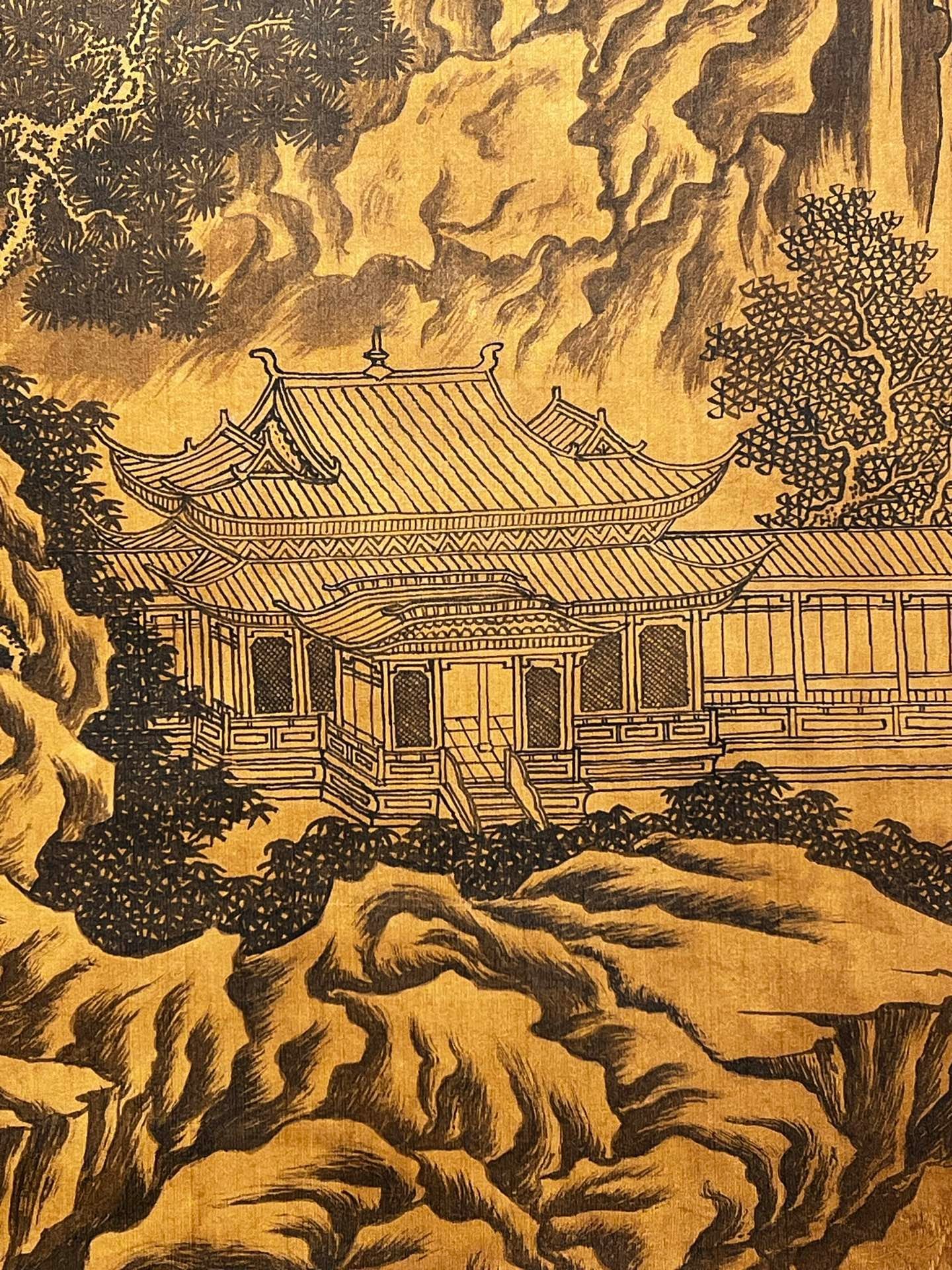 Chinese scroll painting Qiu Ying