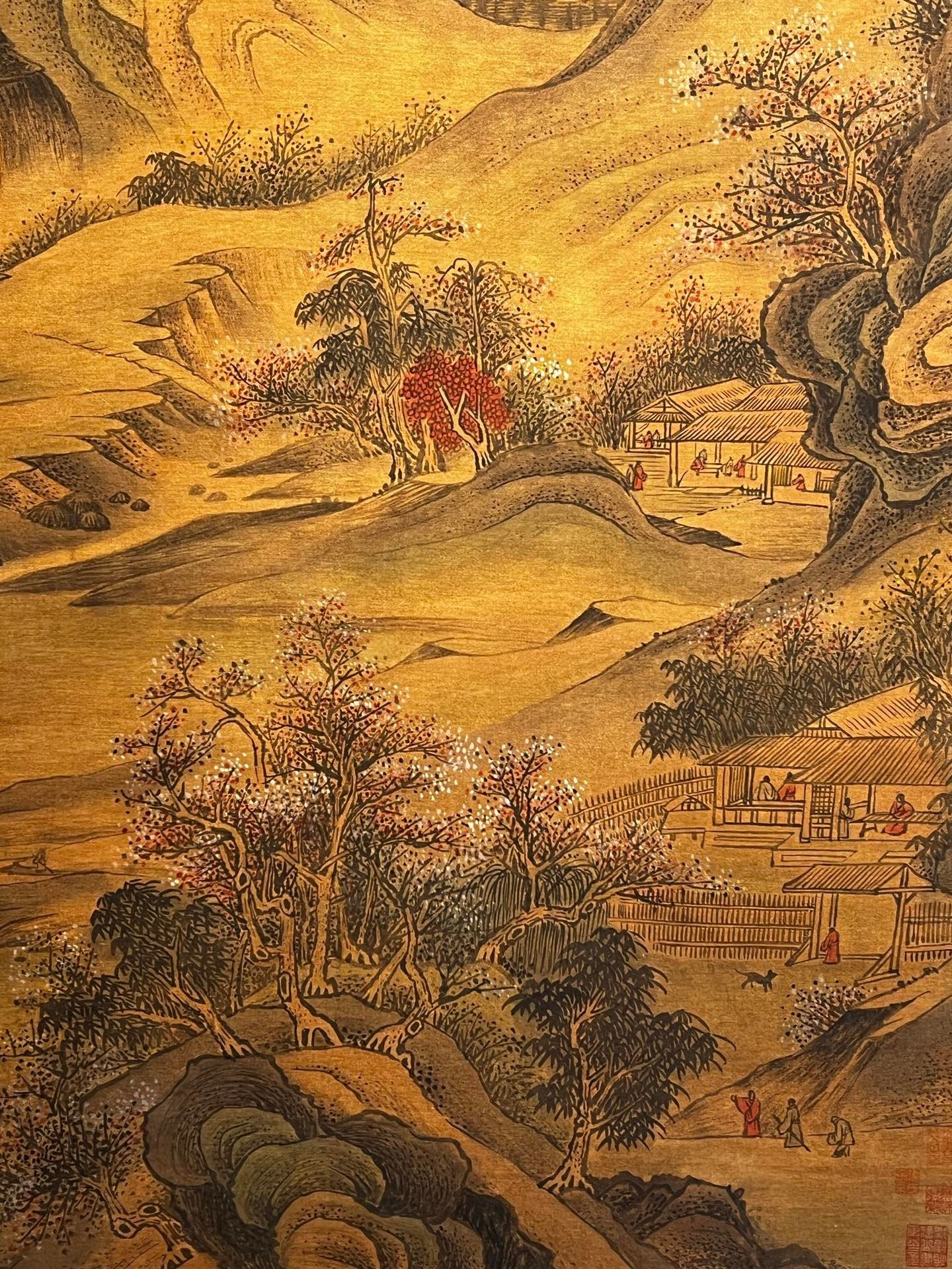 Chinese scroll painting Han Yu