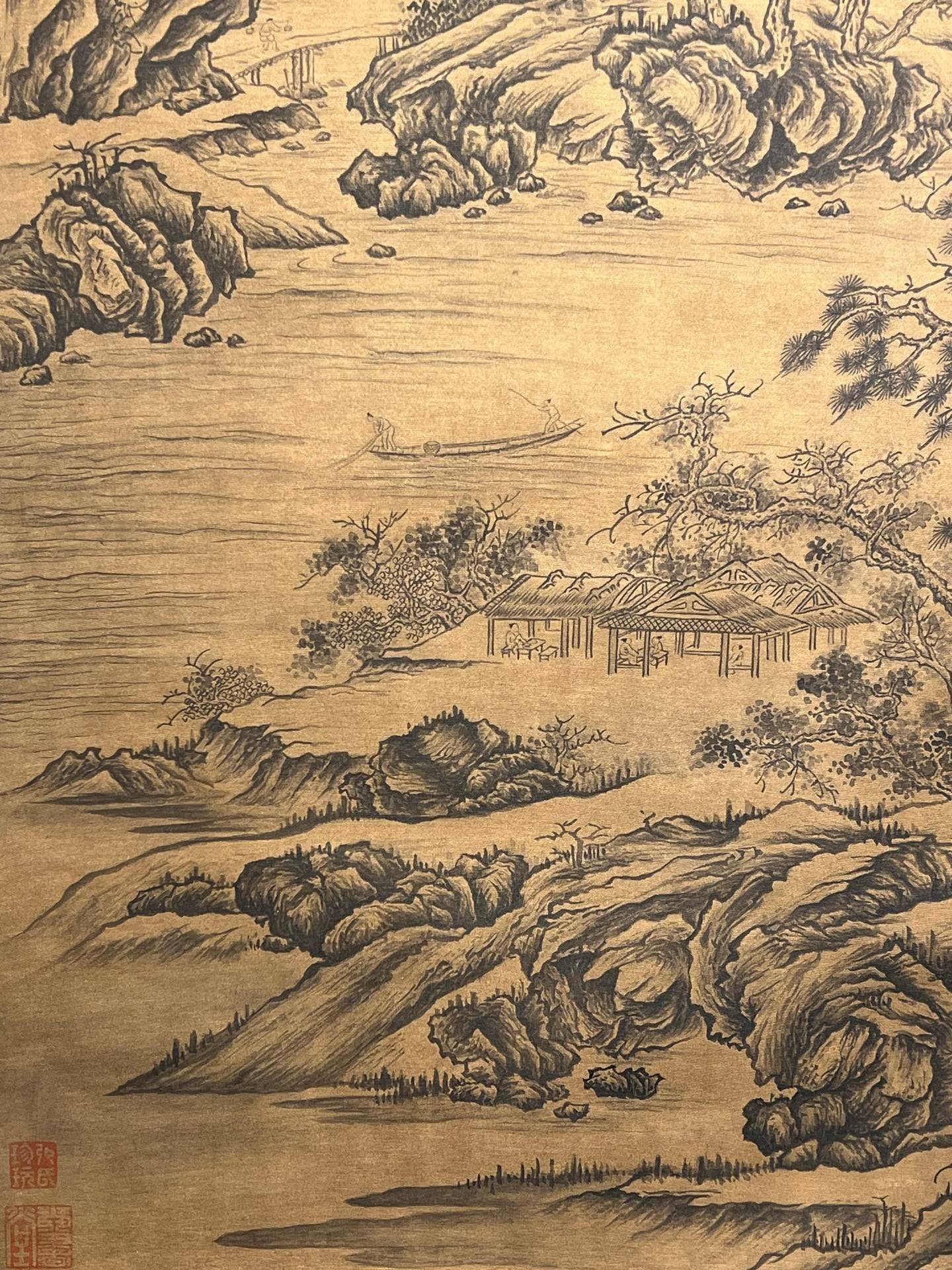 Chinese scroll painting Tang Yin