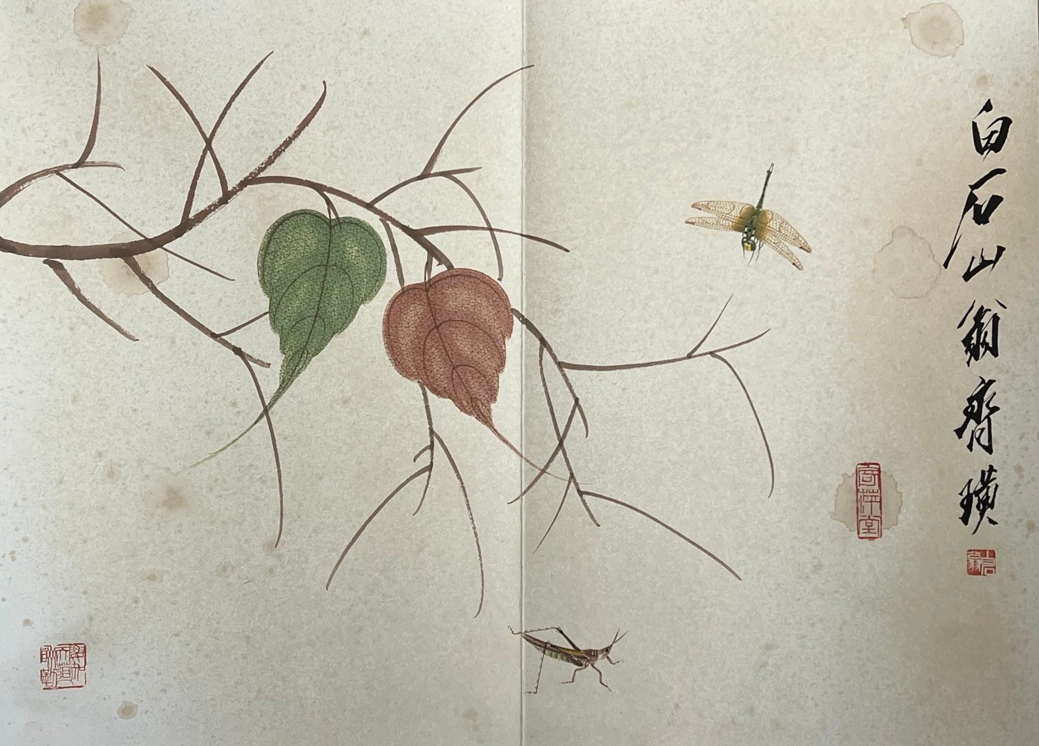Chinese scroll painting Qi Baishi
