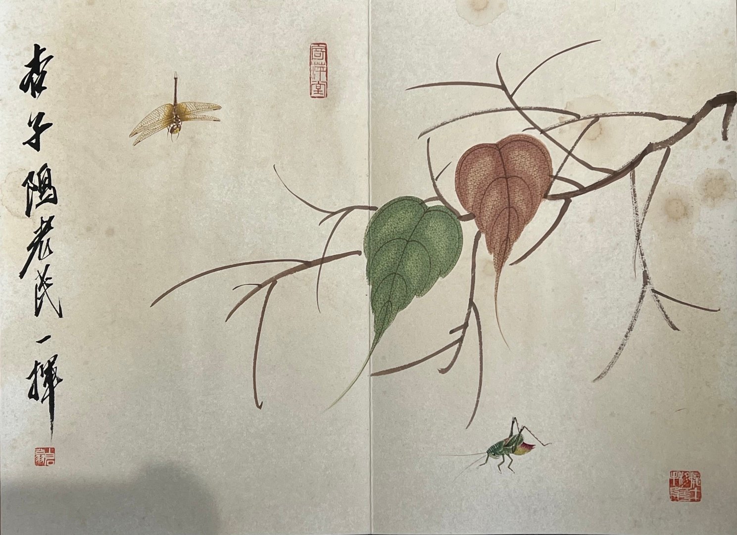 Chinese scroll painting Qi Baishi