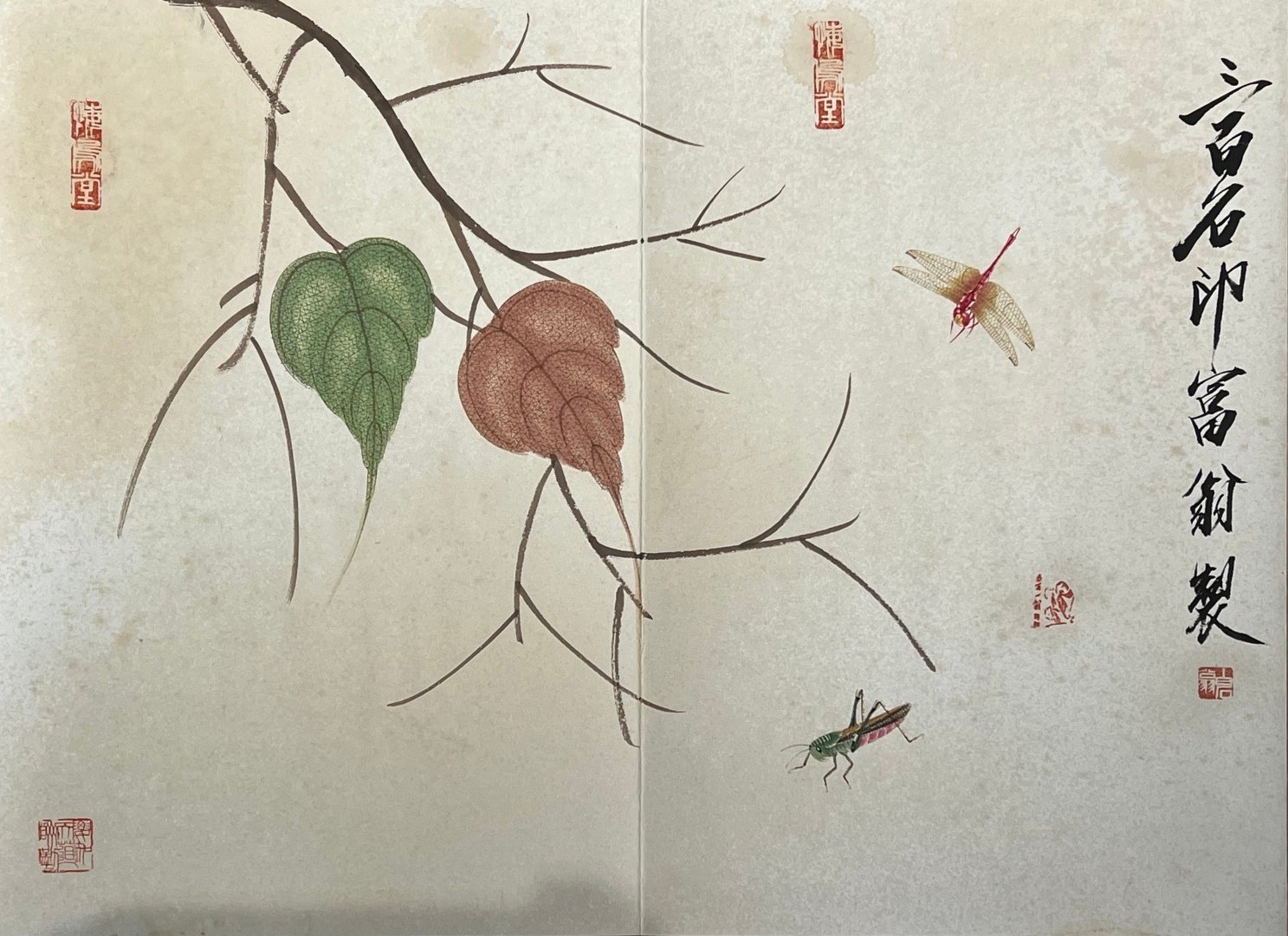 Chinese scroll painting Qi Baishi