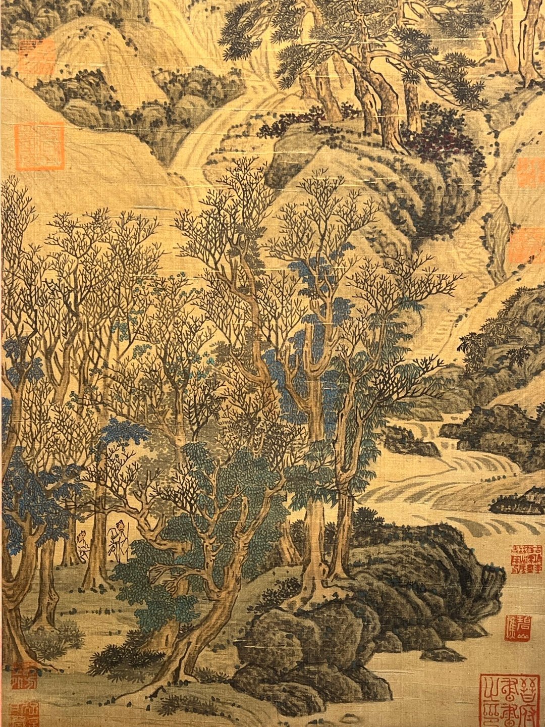 Chinese scroll painting Giant Ran
