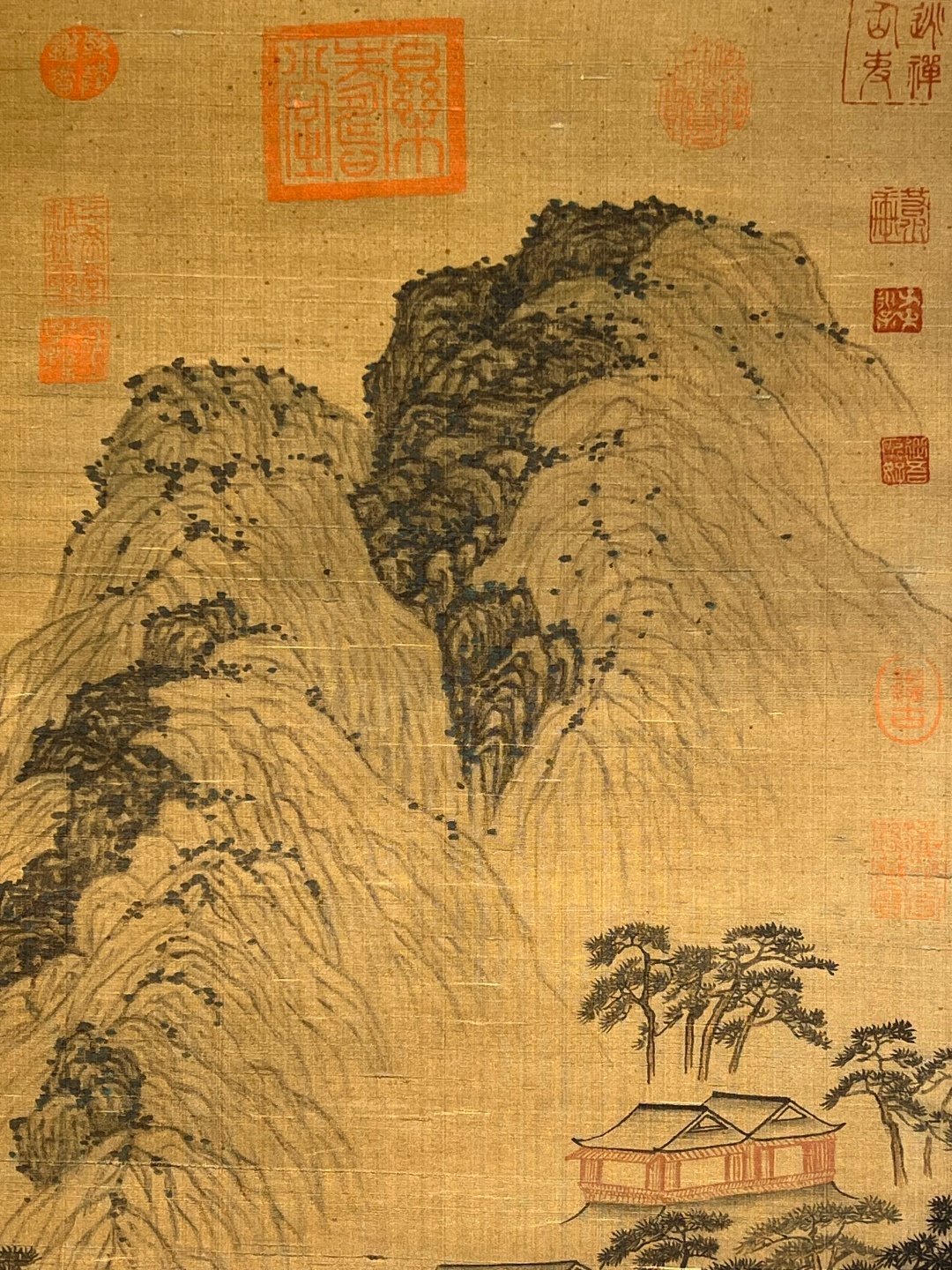 Chinese scroll painting Giant Ran