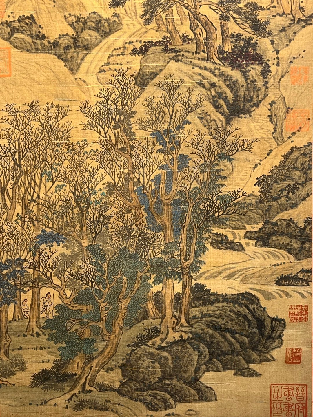 Chinese scroll painting Giant Ran