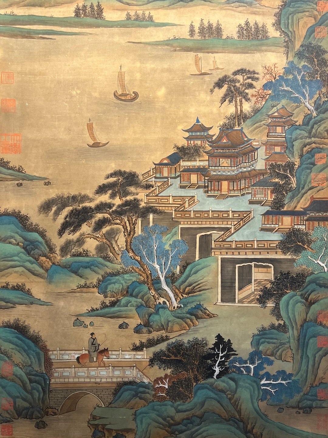 Chinese scroll painting Zhan Ziqian