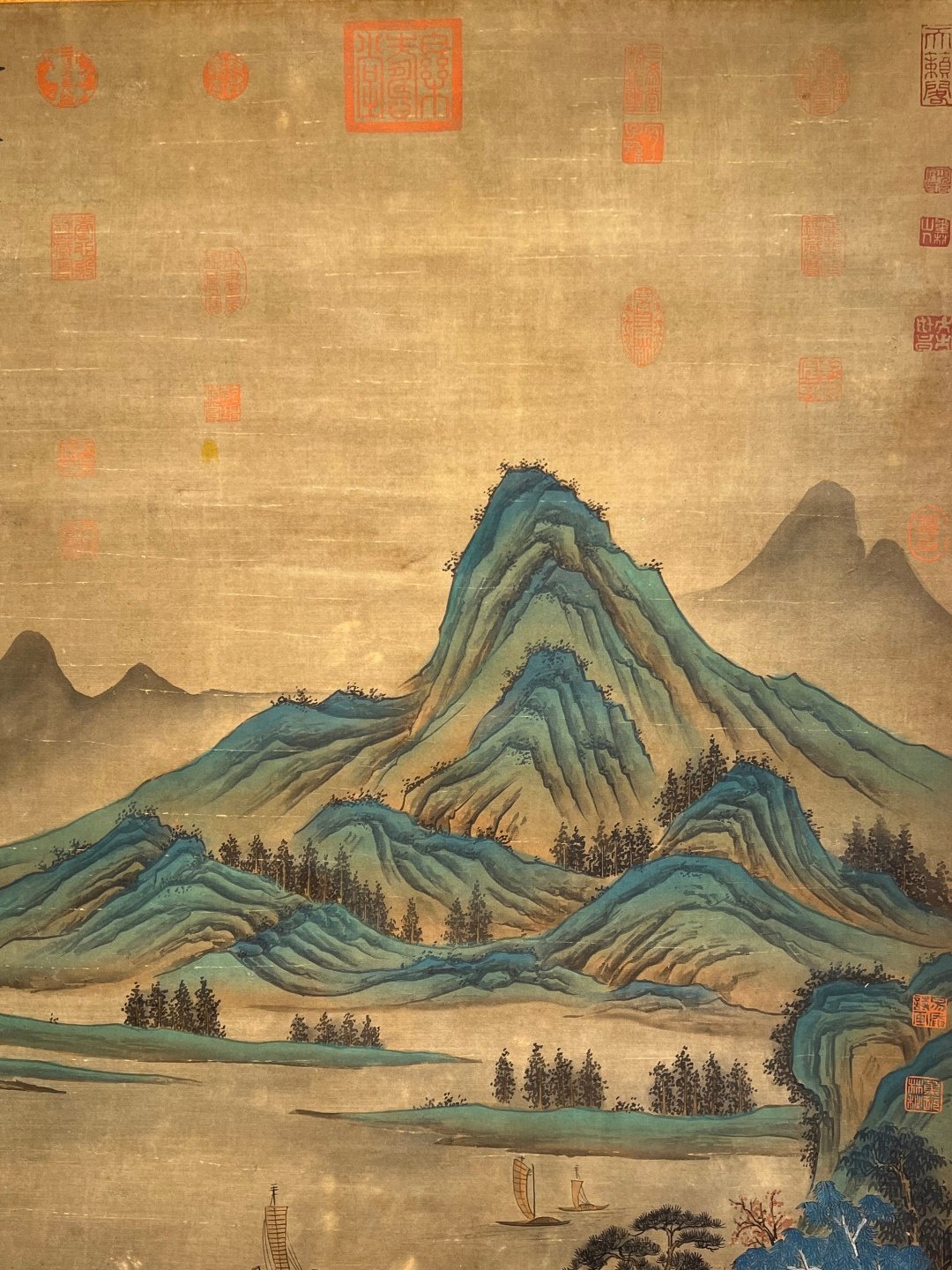 Chinese scroll painting Zhan Ziqian