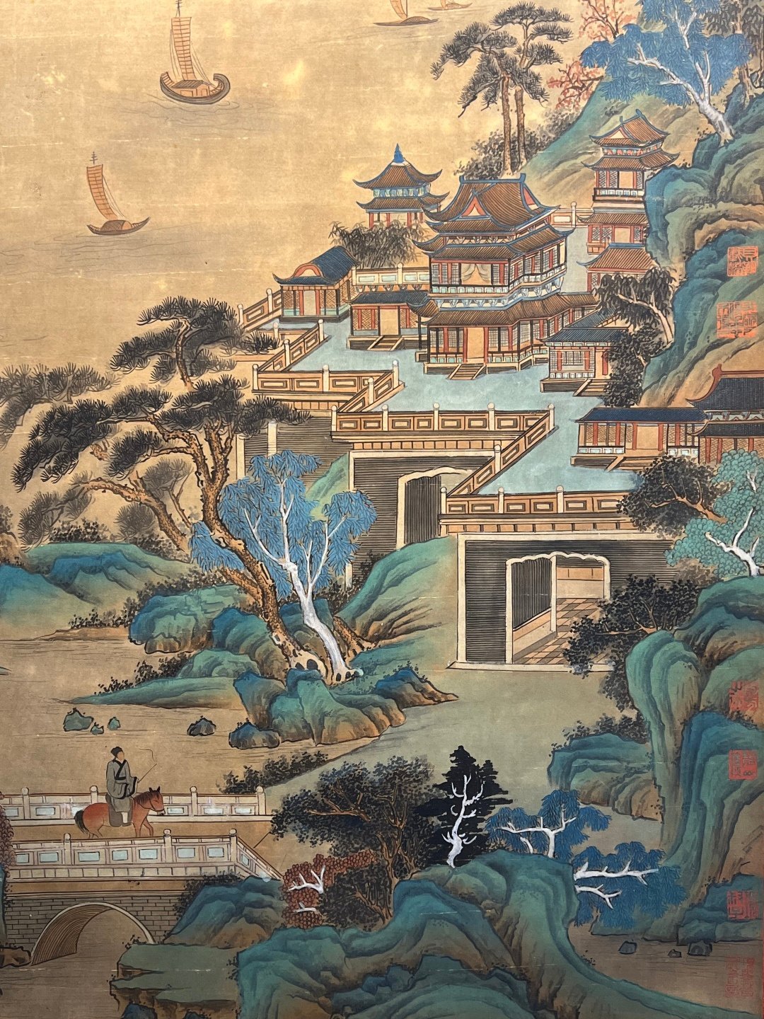 Chinese scroll painting Zhan Ziqian