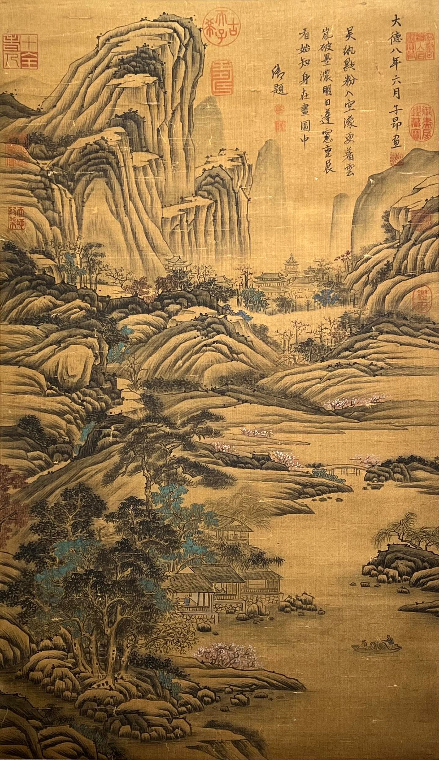Chinese scroll painting Zhao Mengfu