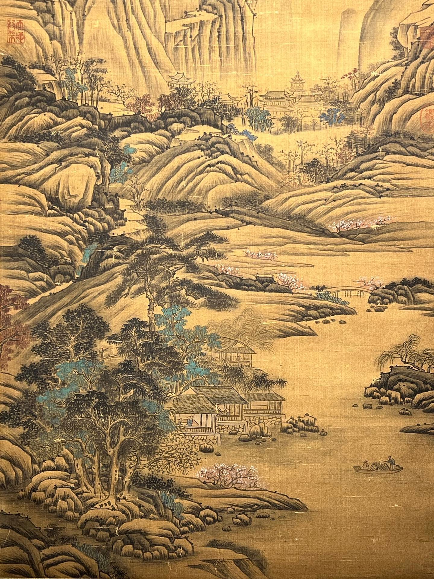 Chinese scroll painting Zhao Mengfu