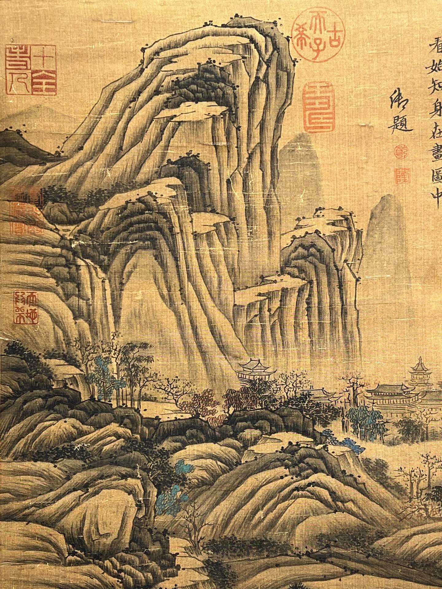 Chinese scroll painting Zhao Mengfu