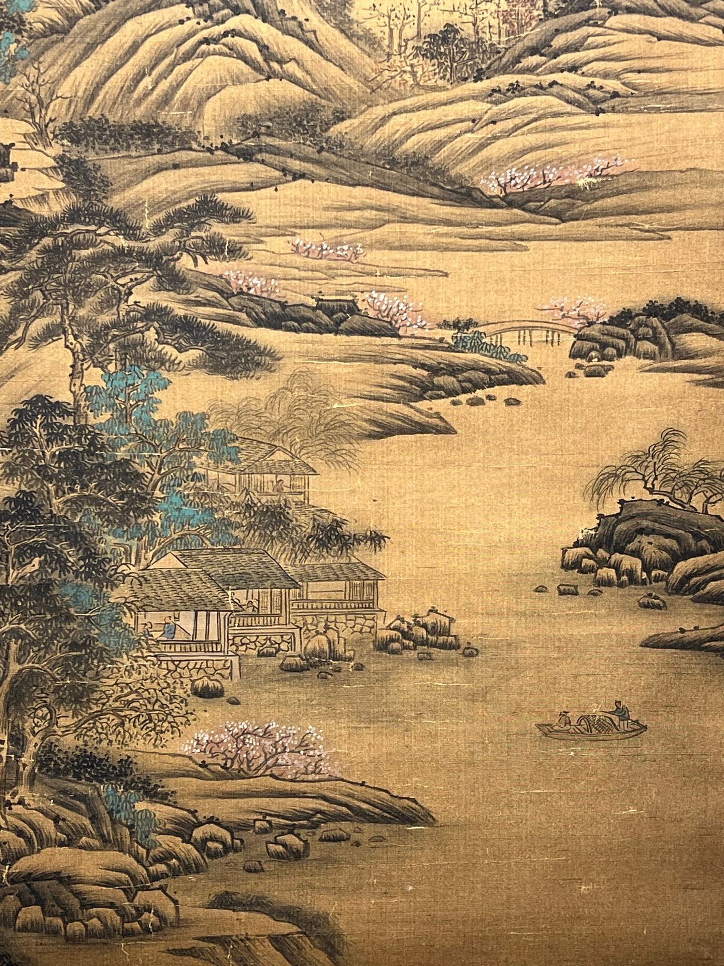 Chinese scroll painting Zhao Mengfu