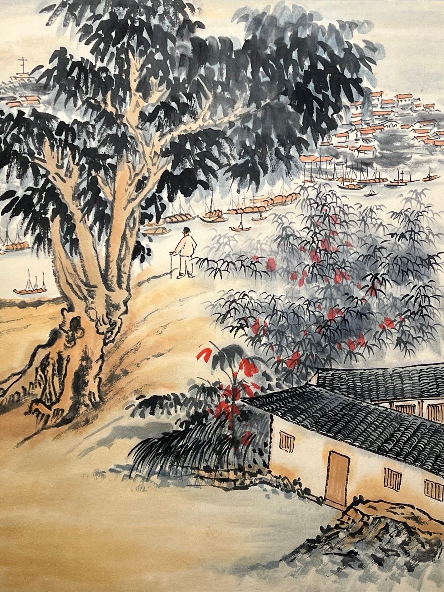 Chinese scroll painting Lu Yanshao