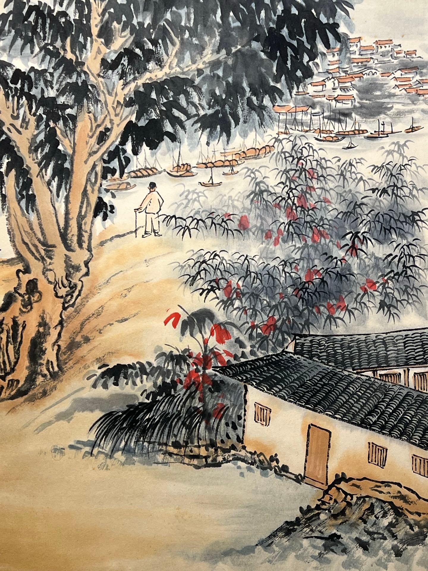 Chinese scroll painting Lu Yanshao