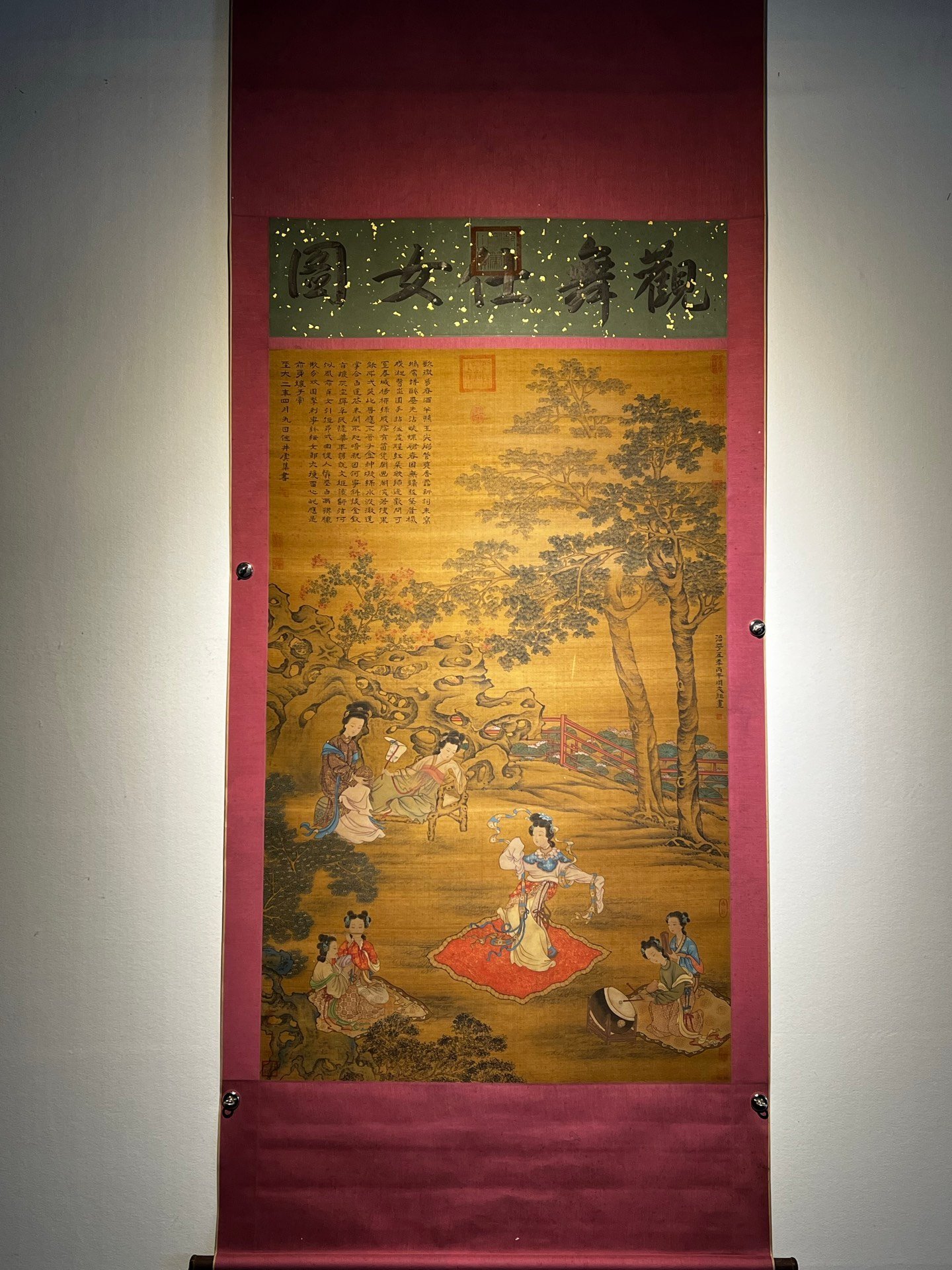 Chinese scroll painting Zhou Wenju
