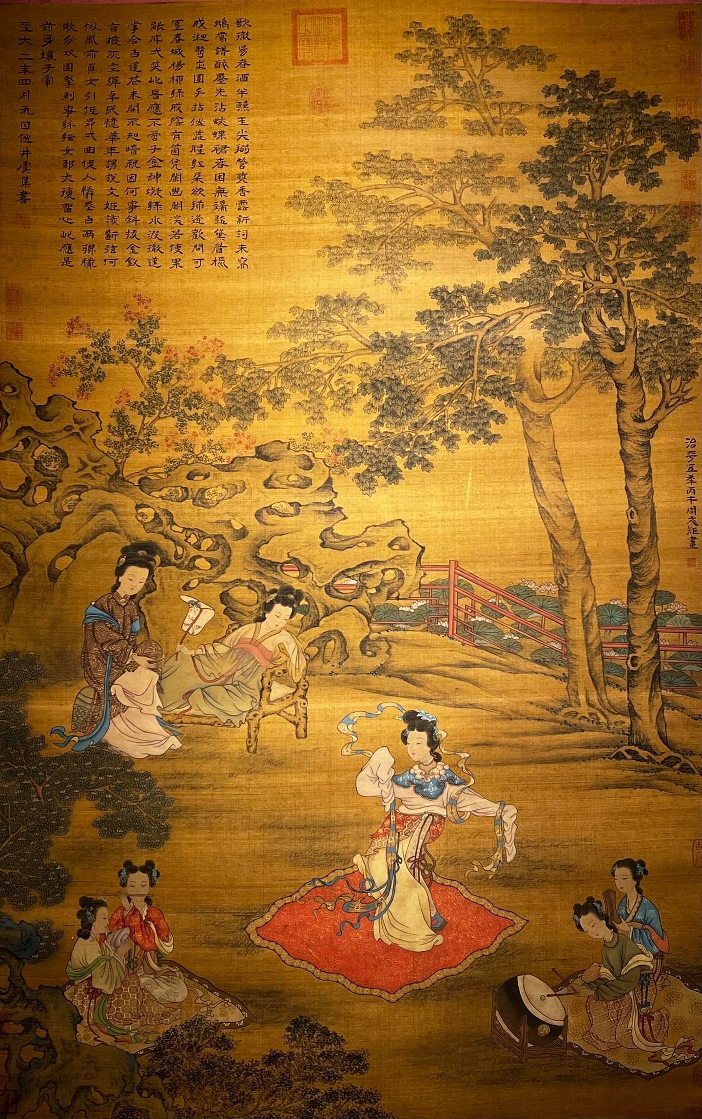 Chinese scroll painting Zhou Wenju