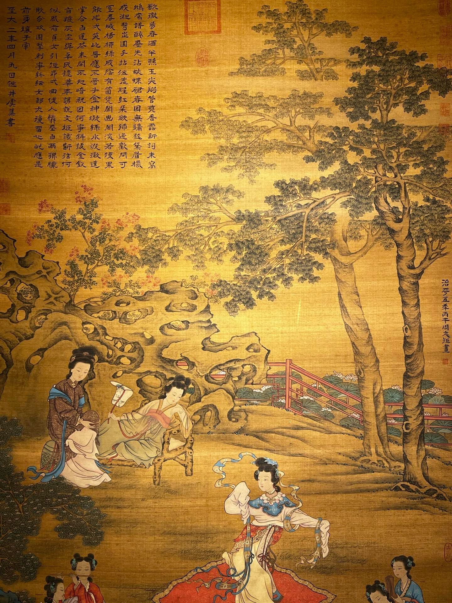 Chinese scroll painting Zhou Wenju