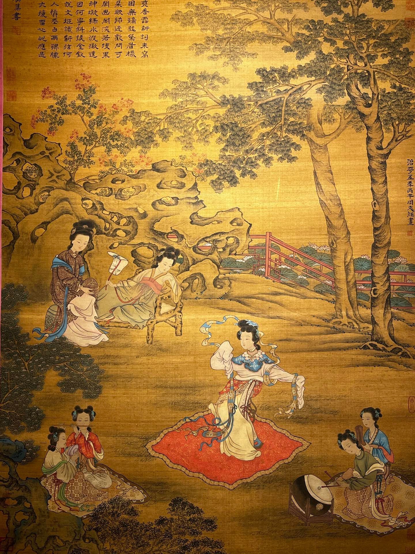 Chinese scroll painting Zhou Wenju
