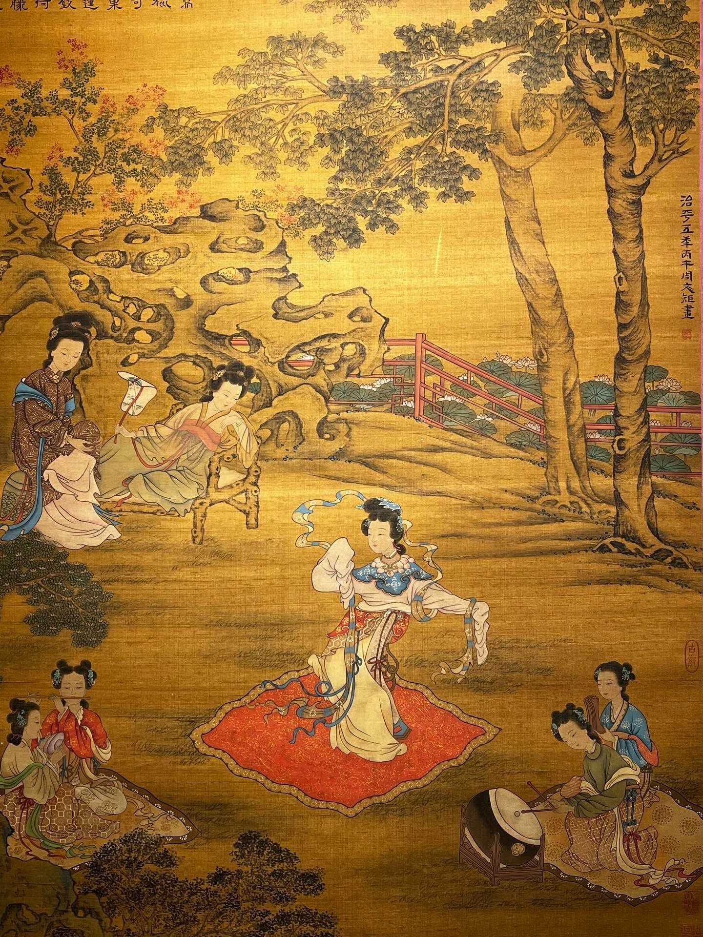 Chinese scroll painting Zhou Wenju