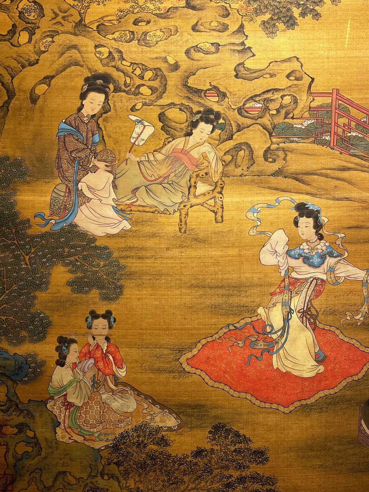 Chinese scroll painting Zhou Wenju