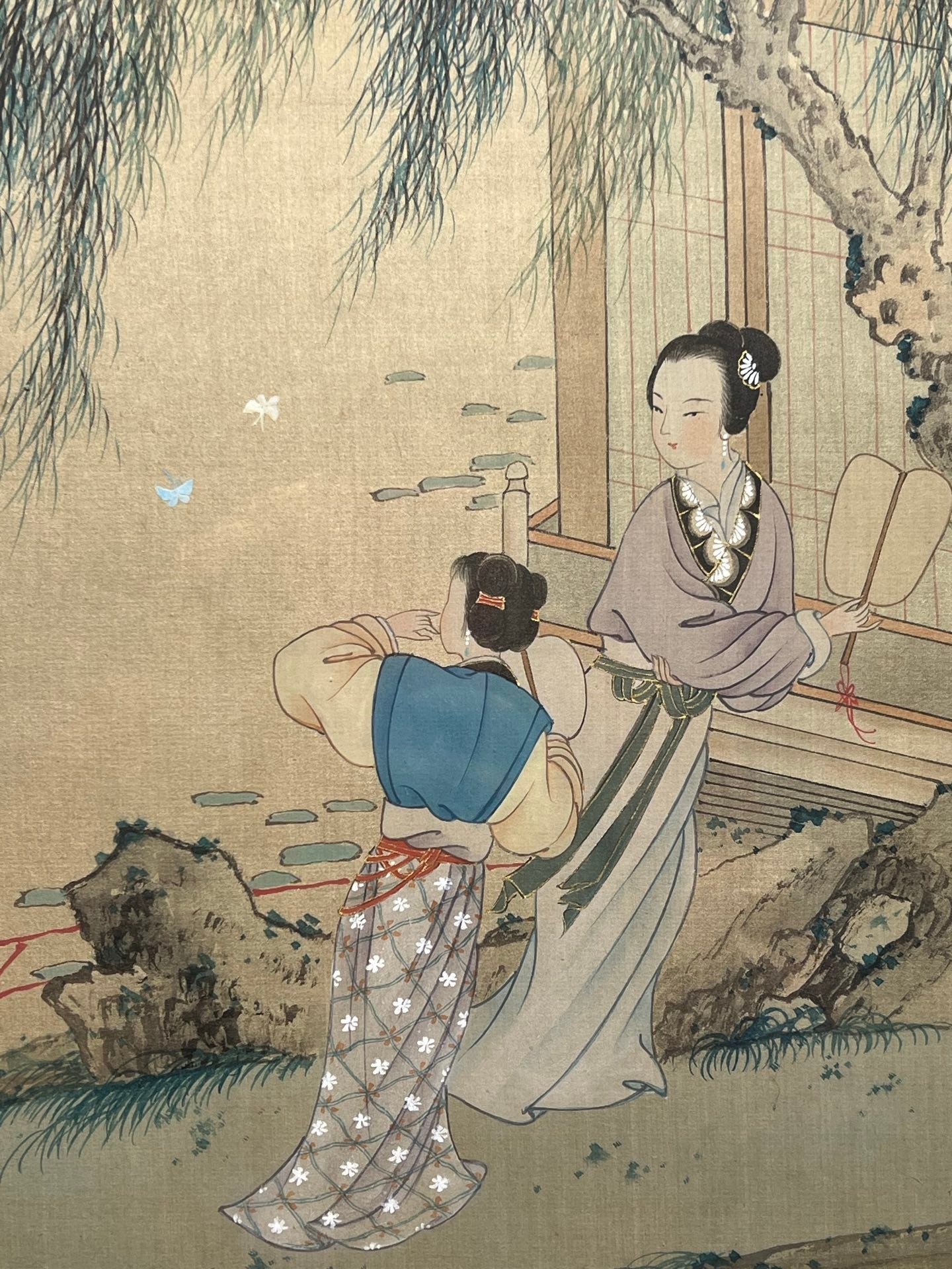 Chinese scroll painting Wang Shuhui