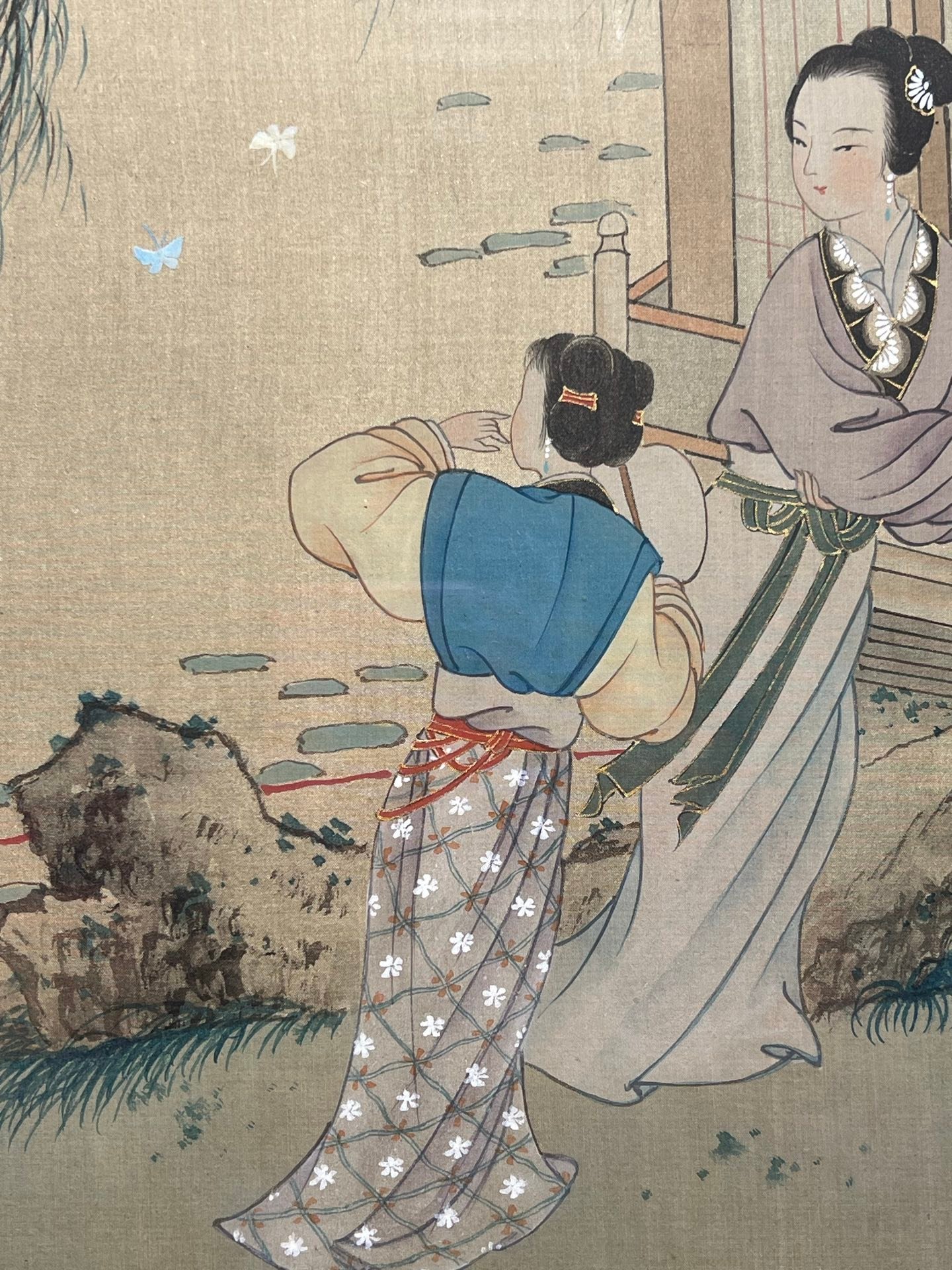 Chinese scroll painting Wang Shuhui