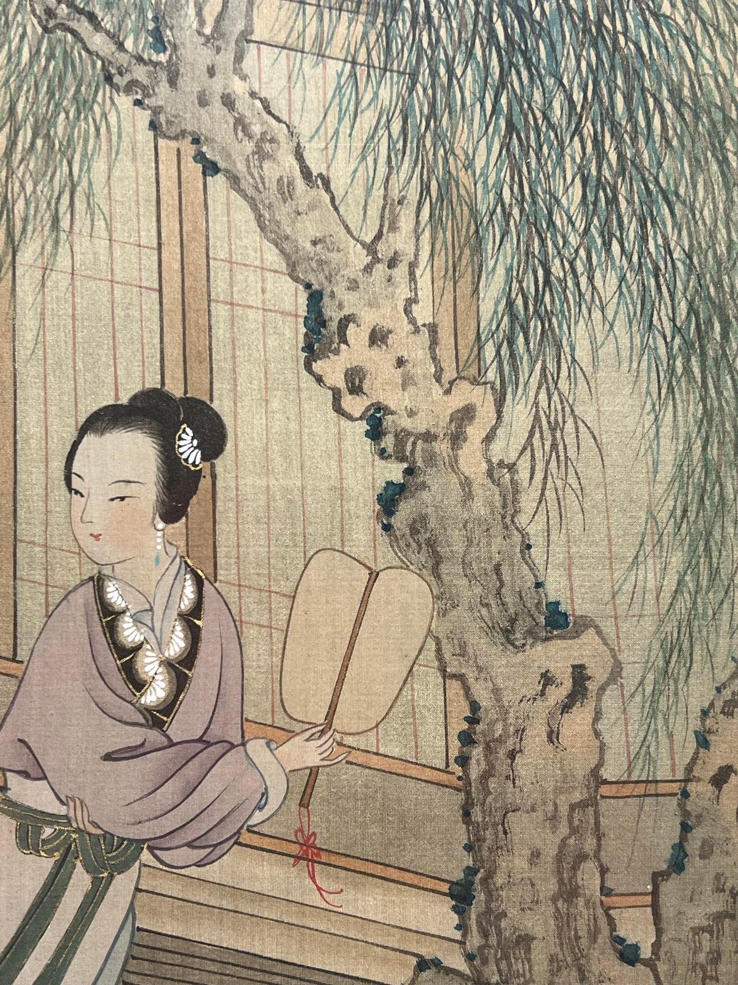Chinese scroll painting Wang Shuhui