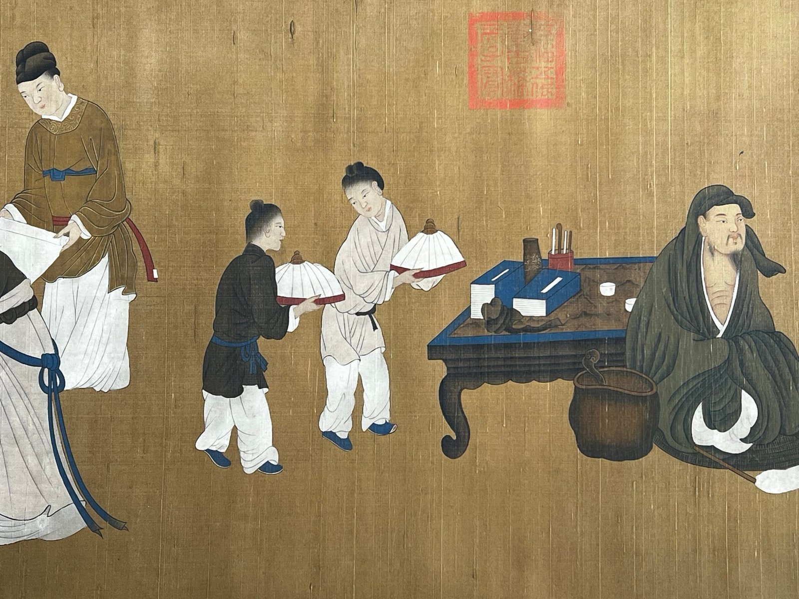 Chinese scroll painting Yan Liben