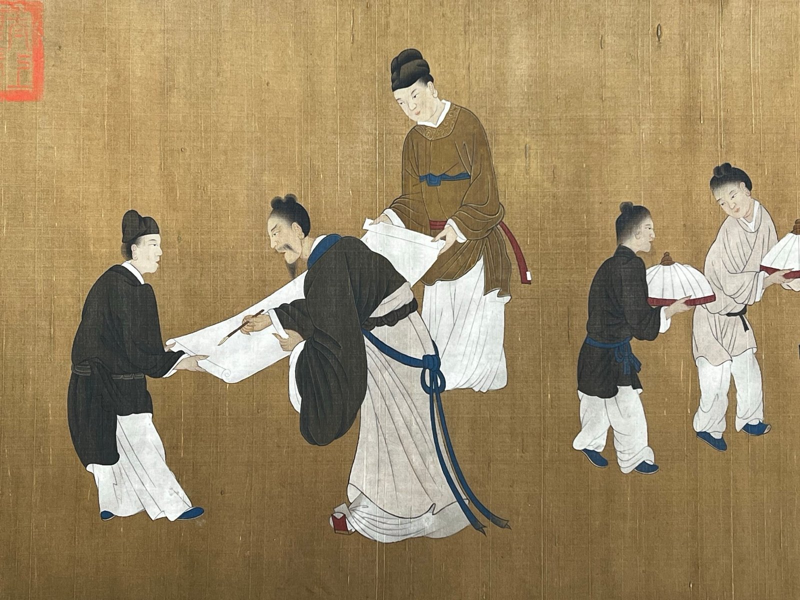 Chinese scroll painting Yan Liben