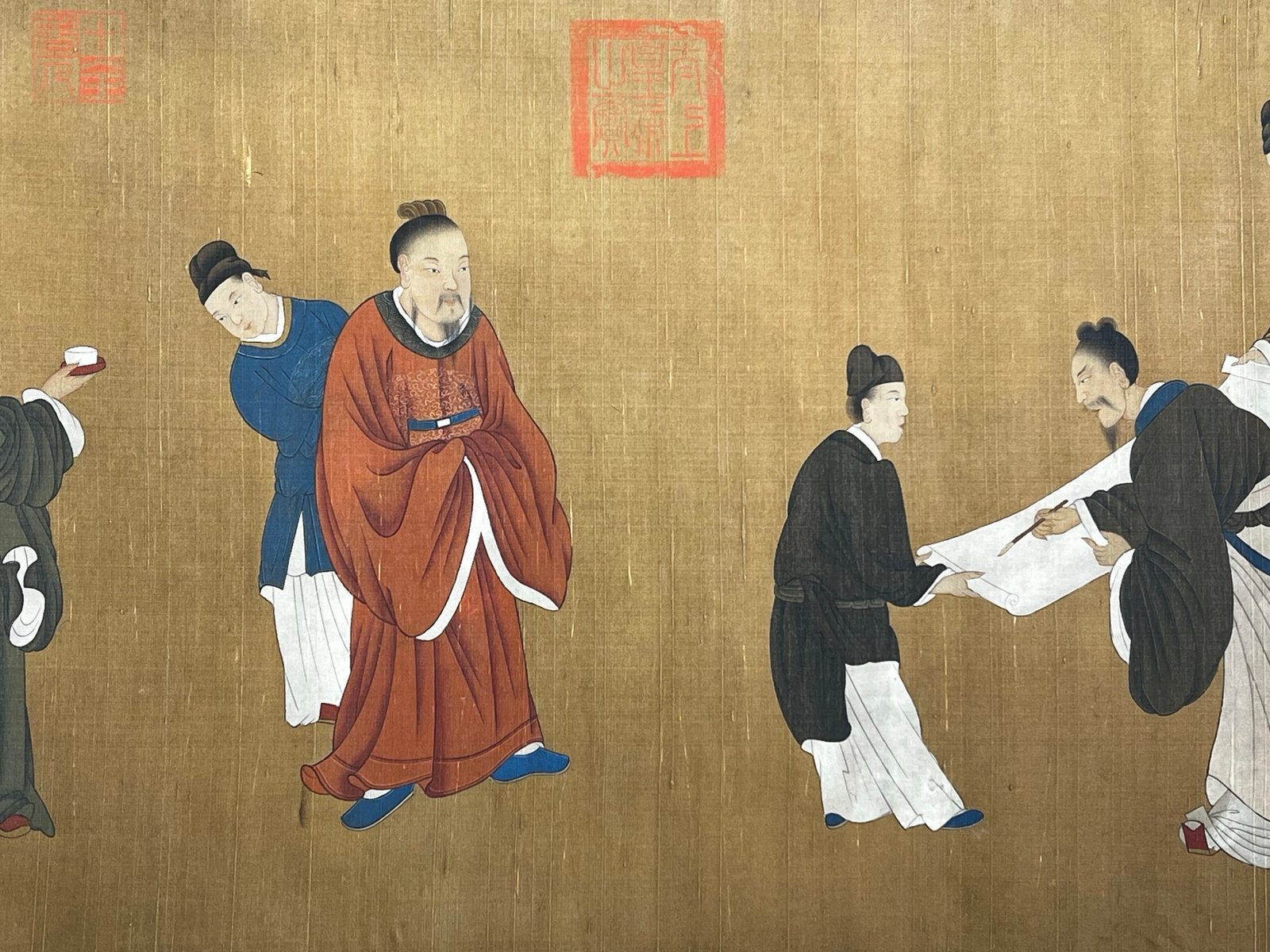 Chinese scroll painting Yan Liben